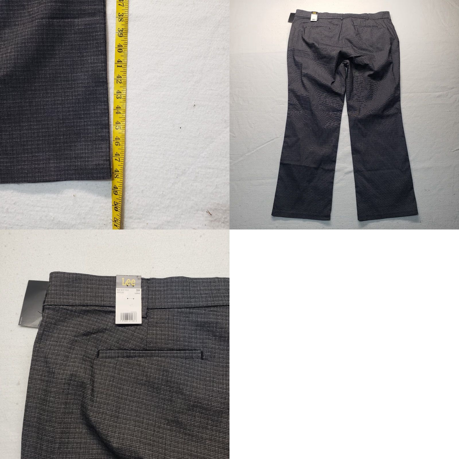 Lee LEE Plus Size Gray Ultra Lux Comfort Flex Motion Trouser Pants for Women 28W Gray Pants Womens 28 Plus Flex Motion Comfort Size 28" / US 6 / IT 42 - 8 Thumbnail
