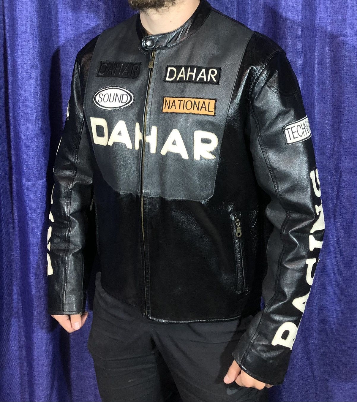 Dainese × Honda × Yamaha Dahar motorcycle leather jacket Racing Vintage Size US S / EU 44-46 / 1 - 3 Thumbnail