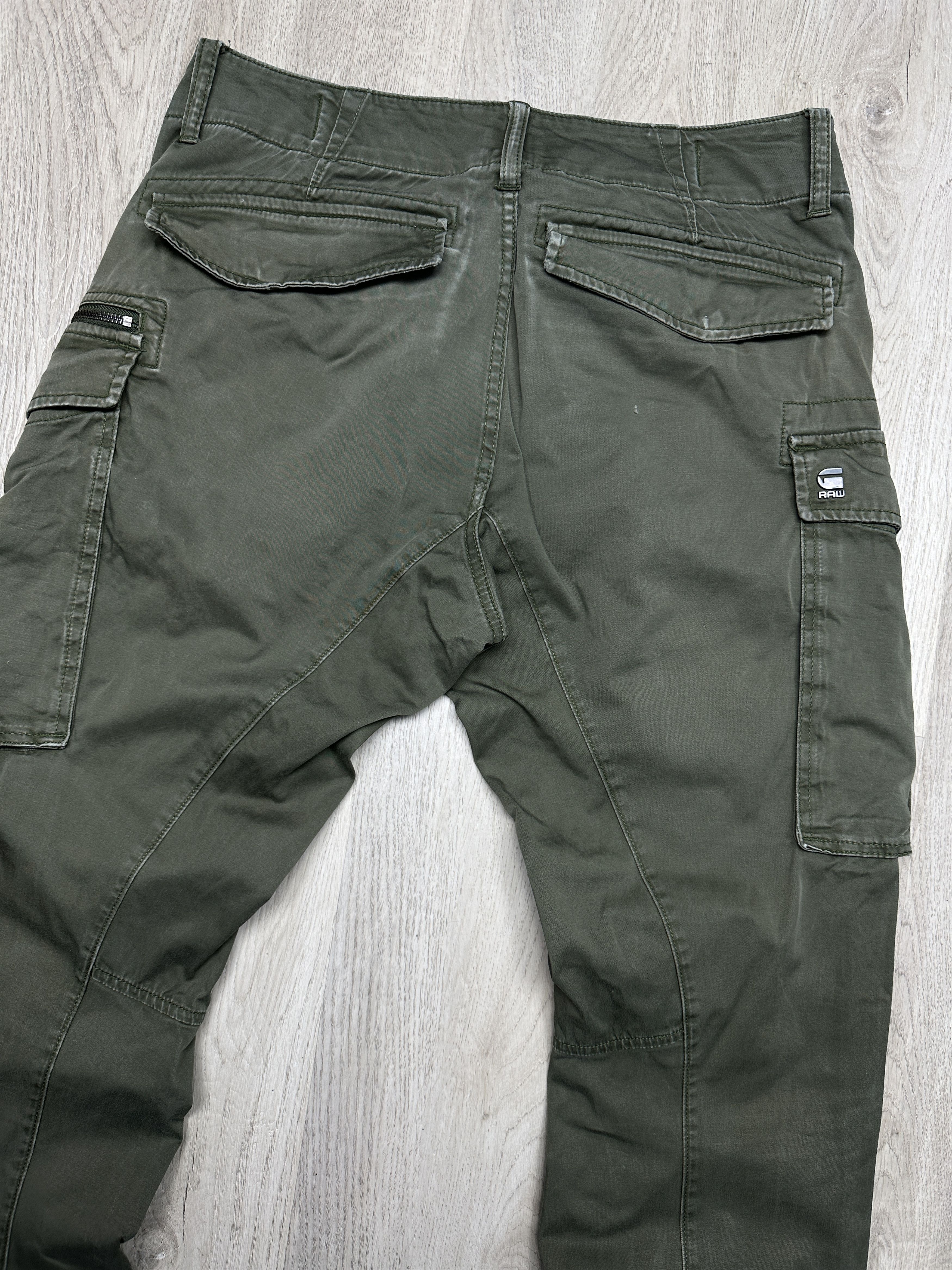 G-Star G Star Raw Mens Rovic Zip 3D Straight Tapered Cargo Pants Size US 32 / EU 48 - 9 Thumbnail