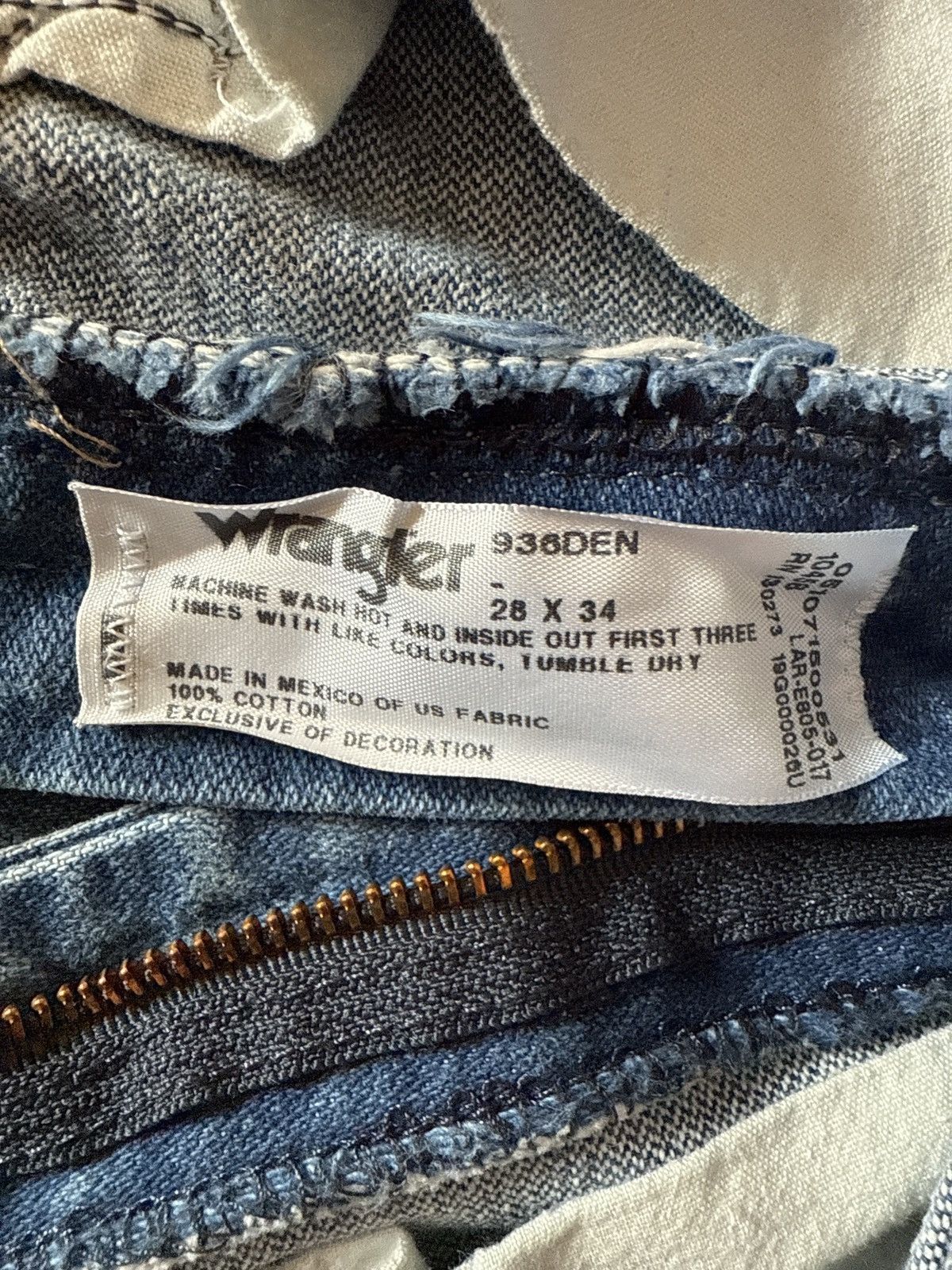 Wrangler Vintage wrangler jeans Size US 28 / EU 44 - 4 Thumbnail