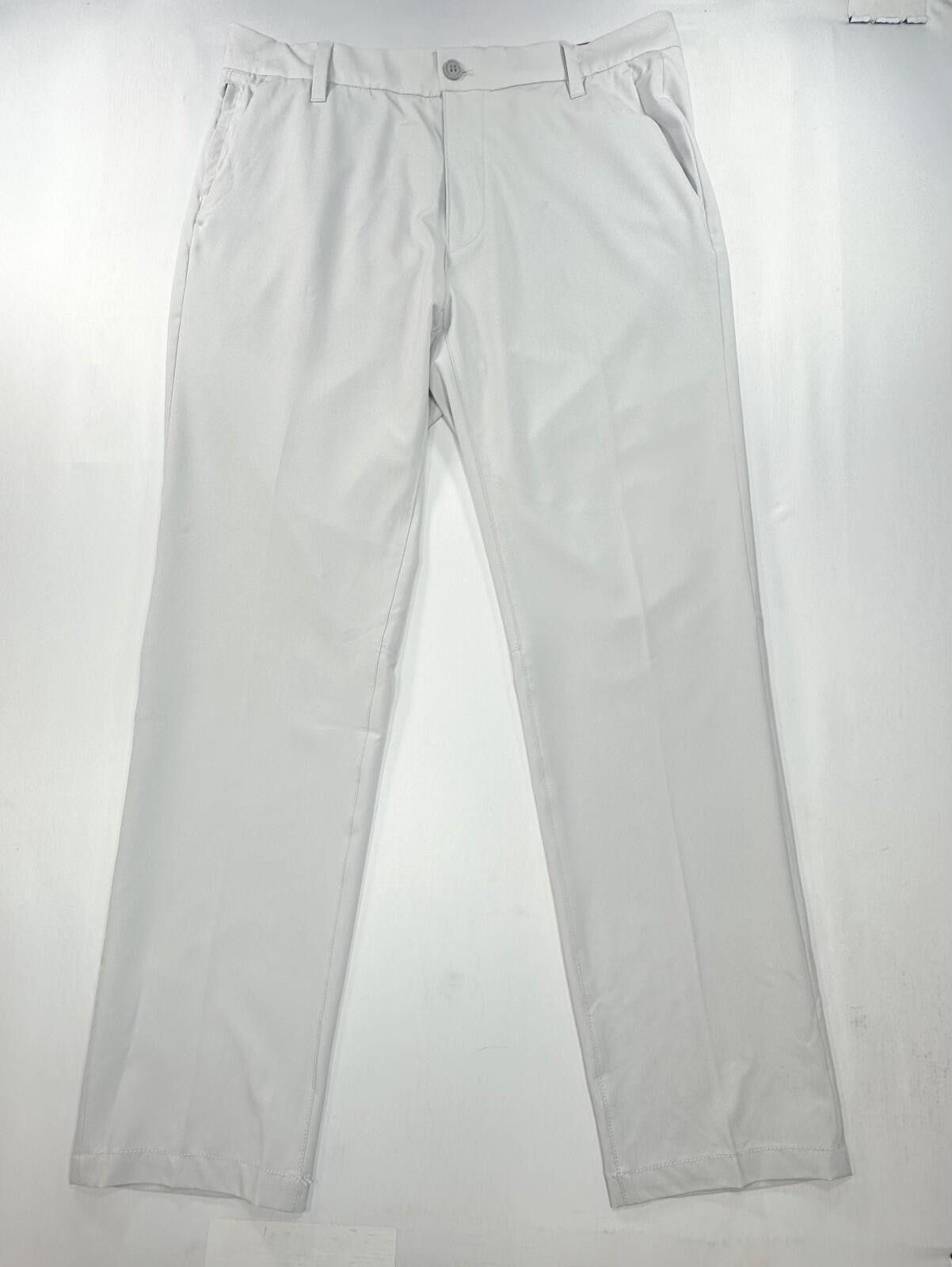 Nautica Nautica Flat Front Straight Leg Chinos Beige Mens 34/32 Size US 34 / EU 50 - 1 Thumbnail