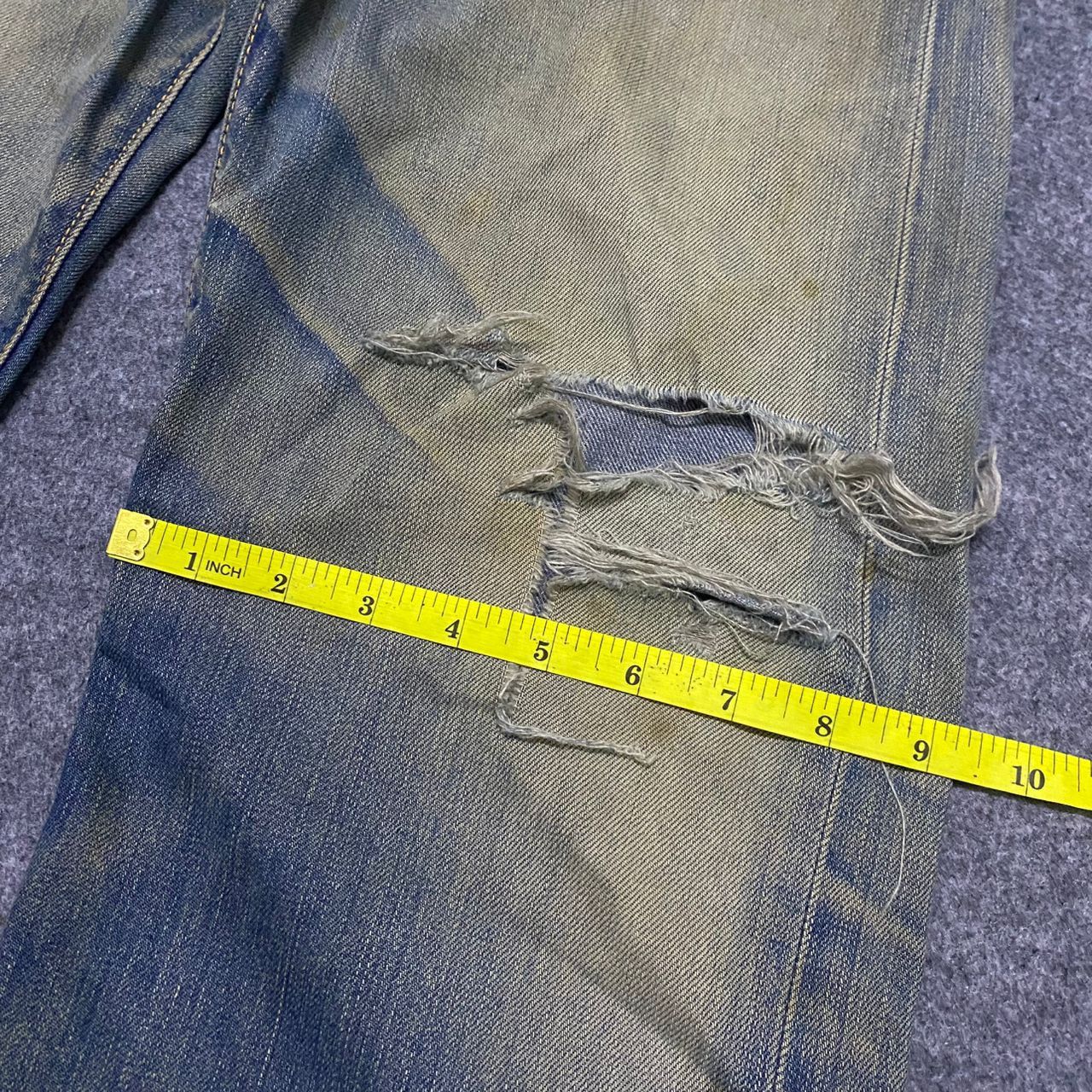 Lee 💥Best Offer💥Vintage 80s Lee Cowboy Selvedge Denim Size US 30 / EU 46 - 5 Thumbnail