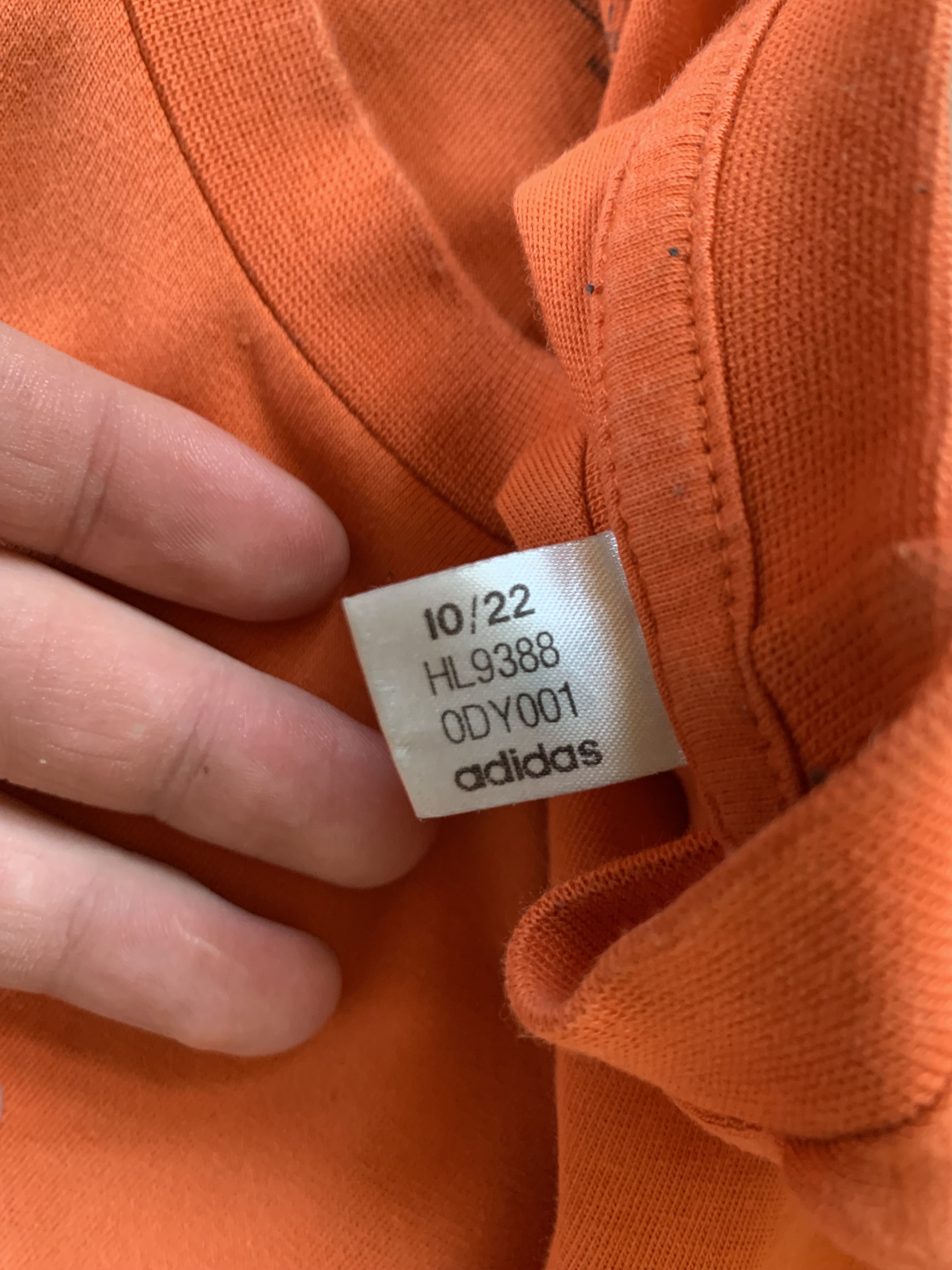 Adidas Adidas Cotton 3 Logo Orange T-Shirt Size US XXL / EU 58 / 5 - 7 Thumbnail