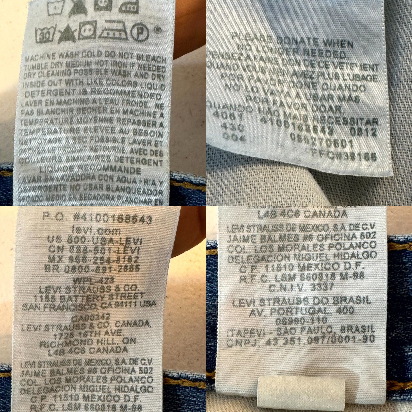 Levi's Levi’s 527 Jeans Bootcut Men’s 36x30 Blue Denim 100% Cotton Slim? Relaxed? Mid Rise Vintage: No Size US 36 / EU 52 - 9 Thumbnail