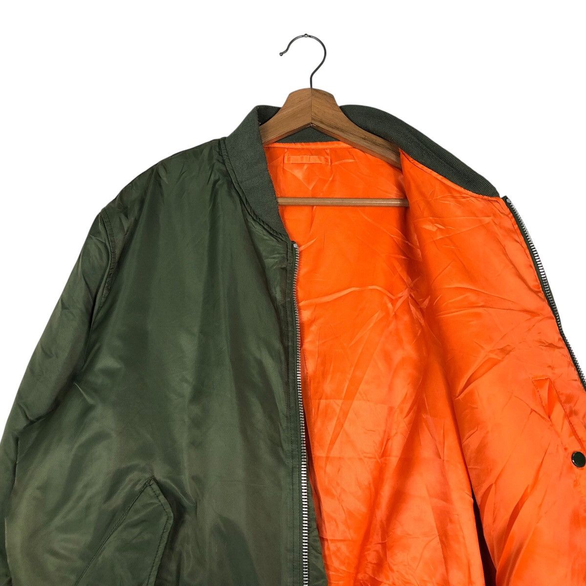 Japanese Brand 📌Vintage Bomber Jacket Reversible Knox Armory Ma-1 Design Size US M / EU 48-50 / 2 - 13 Thumbnail