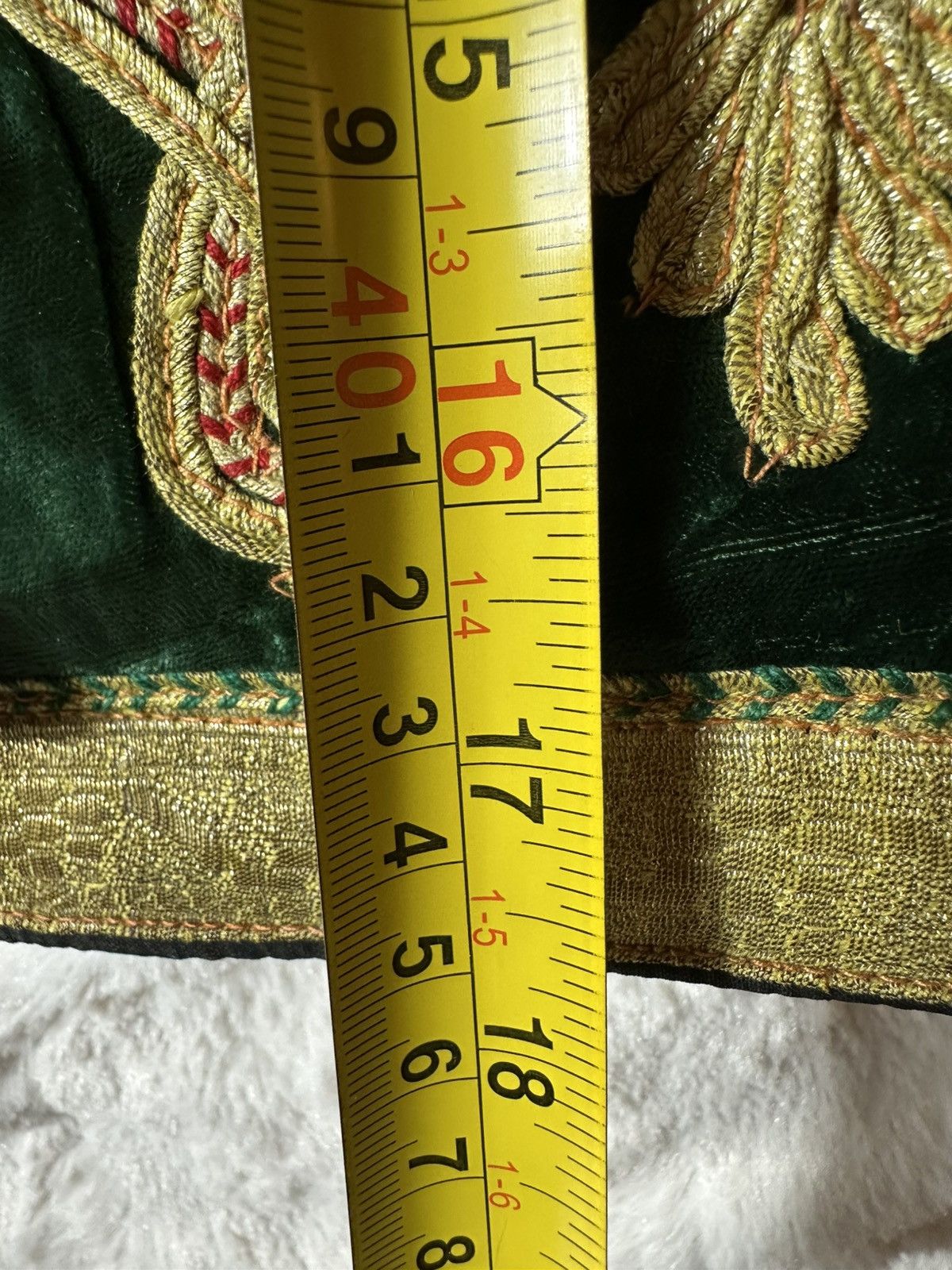 Other Antique Ottoman Emerald Green Velvet Vest – Gold Embroidery Size US S / EU 44-46 / 1 - 5 Thumbnail