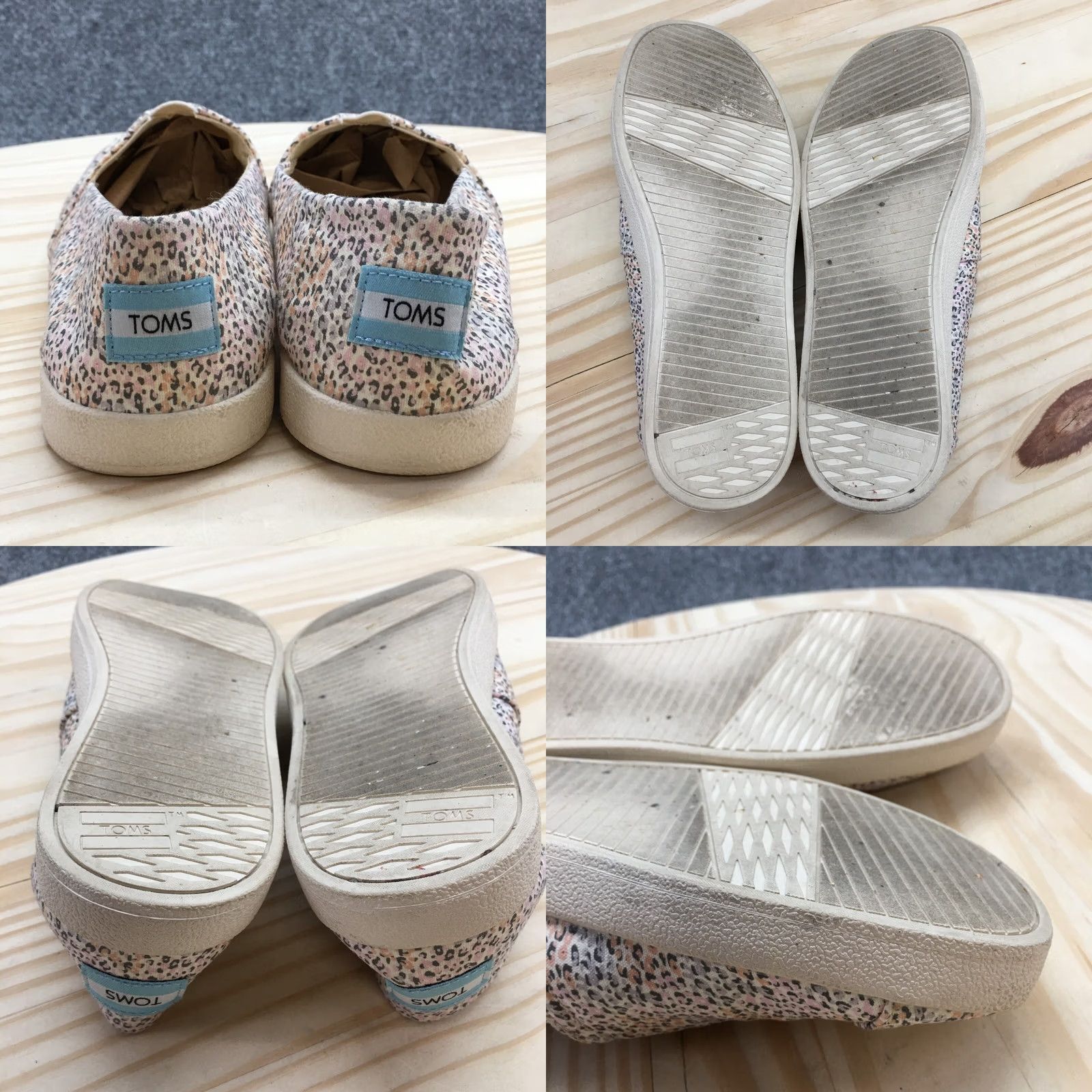 Toms TOMS Shoes Womens 7 Avalon Slip On Multicolor Comfort Casual Low Top Flat 10017945 Size M / US 6-8 / IT 42-44 - 8 Thumbnail