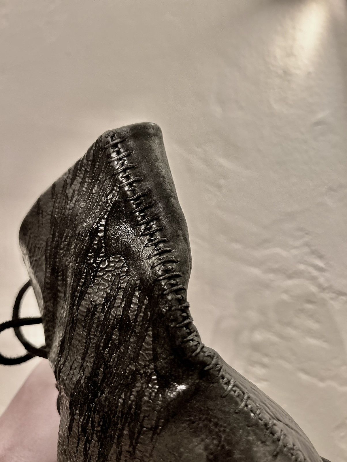 The Last Conspiracy ASGAARD OVERLOCK SPINE SCARRED CULATTA BOOTS Size US 9 / EU 42 - 9 Thumbnail