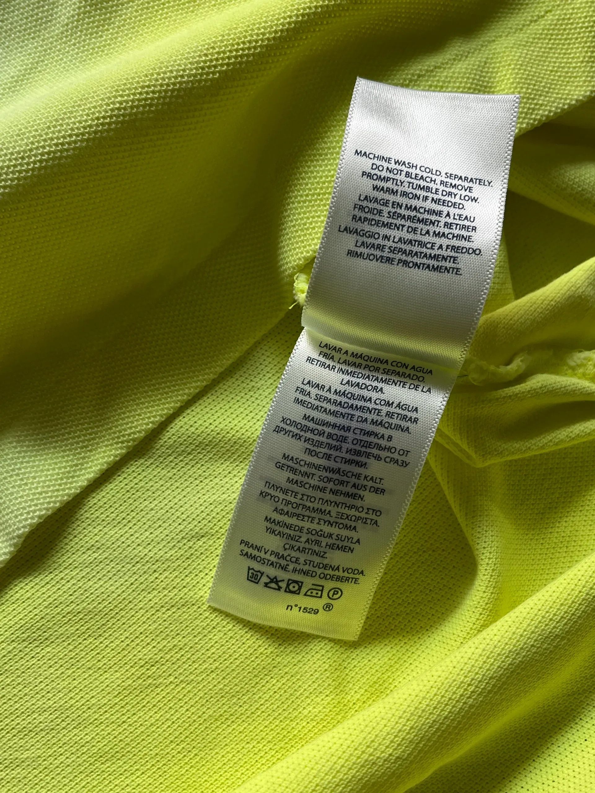 Polo Ralph Lauren Polo Ralph Lauren Small Pony Polo Shirt Acid Size M Size US M / EU 48-50 / 2 - 10 Thumbnail