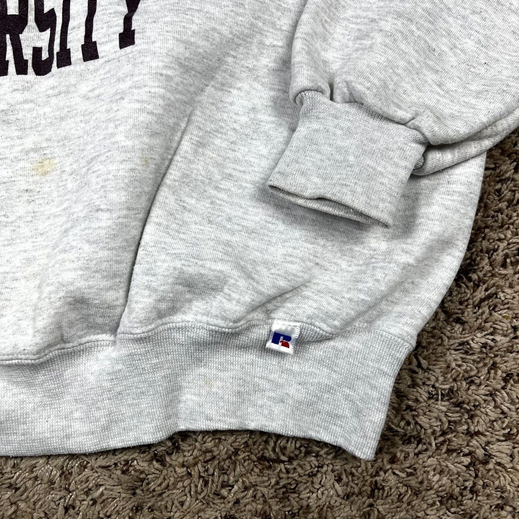 Russell Athletic VINTAGE Russell Athletic Sweatshirt Crewneck 90s Gusset XL Gray Unisex Adults Size US XL / EU 56 / 4 - 5 Thumbnail