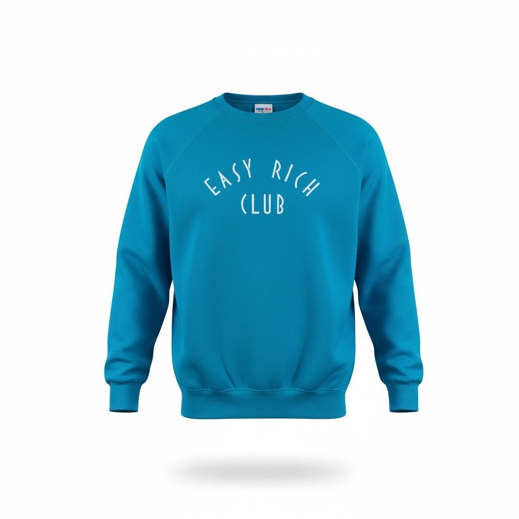Vintage Vintage easy rich club sweatshirt Size US S / EU 44-46 / 1 - 1 Thumbnail