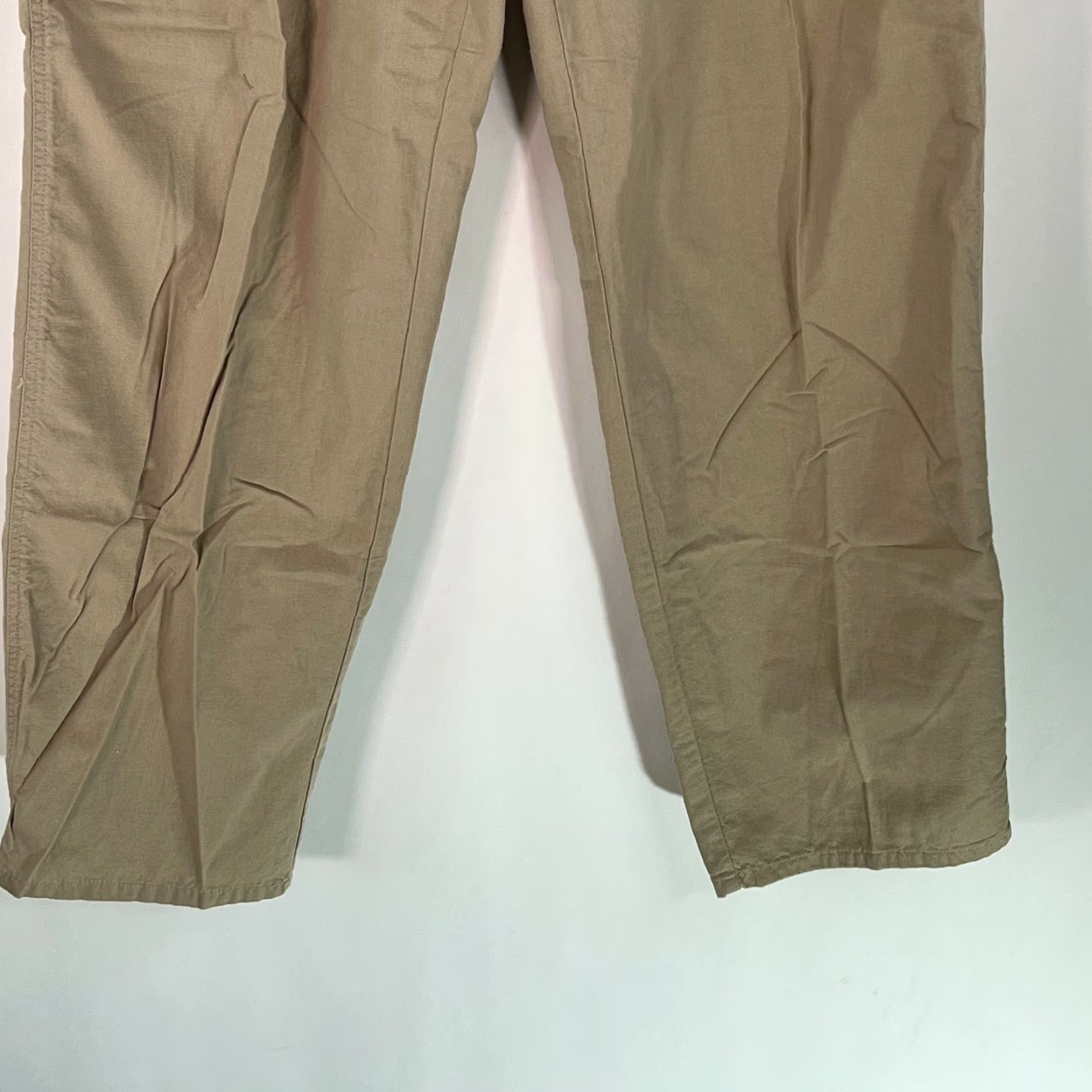 Dockers DOCKERS Mens Flat Front Mid Rise Stretch Chino Pants 34x32 Tan Mens Size US 34 / EU 50 - 5 Thumbnail
