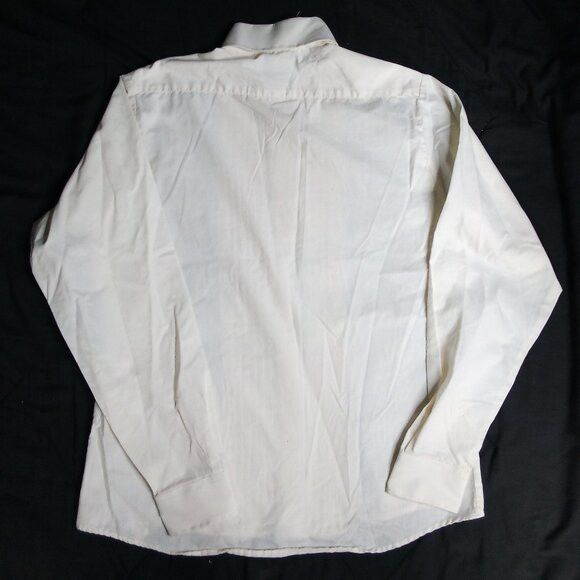 Other Vintage Kaufman's Pleated Tuxedo Dress Shirt White Size L / US 10 / IT 46 - 7 Thumbnail