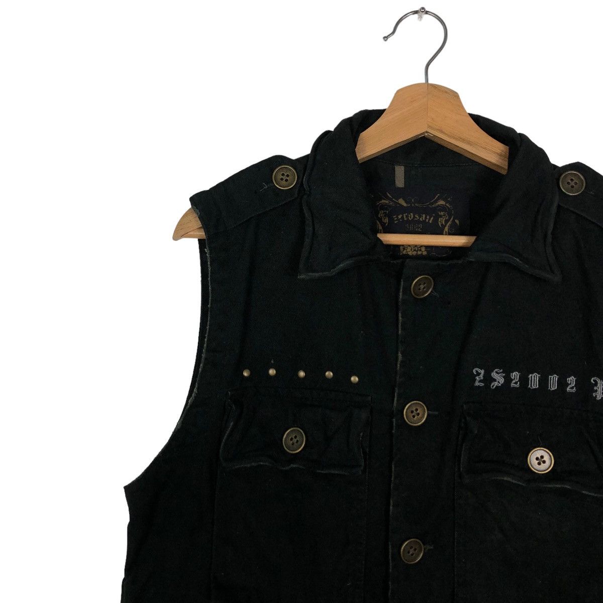 Japanese Brand 🔥Rare Punk Design Vest Tank Top Japan Made Size US L / EU 52-54 / 3 - 6 Thumbnail