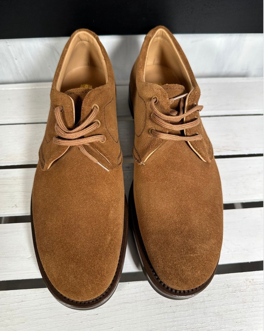 Church's Church's Tan Suede Lace-Up Derby Shoes, Size 37/7 Size US 7 / IT 37 - 5 Thumbnail
