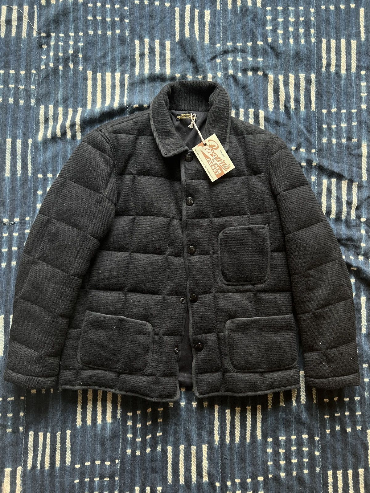 Brown's Beach Jacket Brown's Beach Wool Padded Duck Down Jacket At Last & Co Size US M / EU 48-50 / 2 - 1 Thumbnail