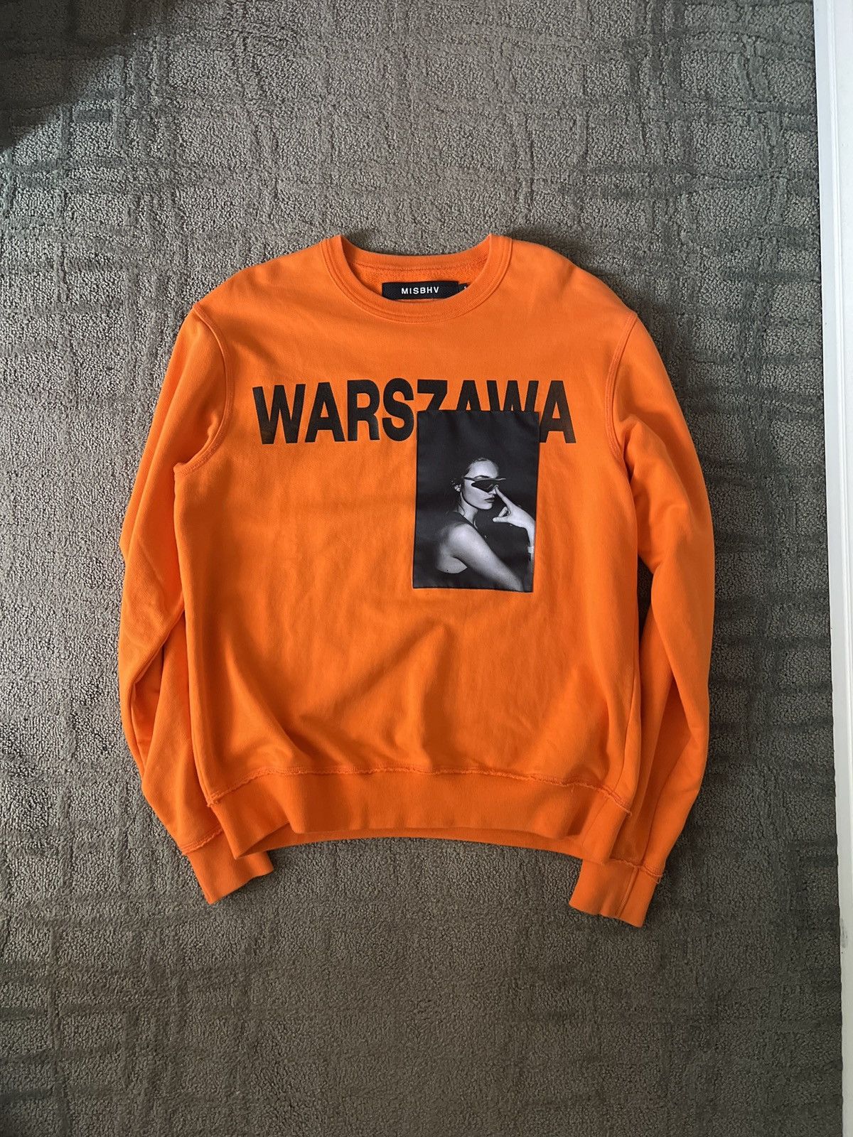 image of Archival Clothing x Misbhv Warszawa in Orange, Men's (Size Small)