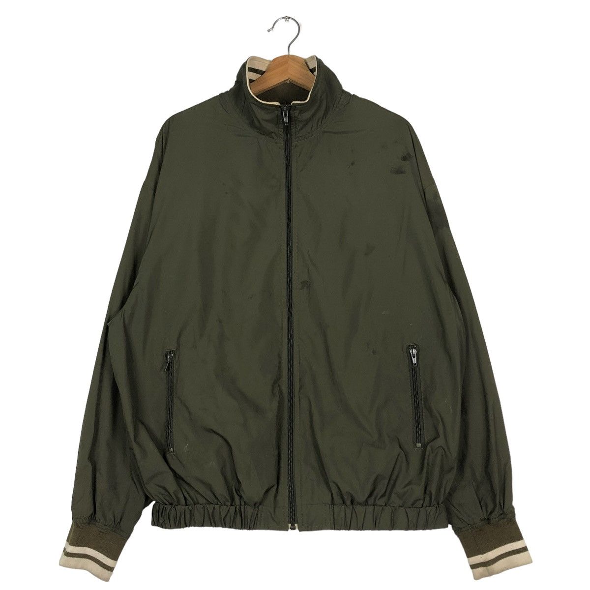 Japanese Brand 🔥2003-2004 FALL WINTER BIKER JACKET MILITARY MADE IN JALAN Size US L / EU 52-54 / 3 - 1 Thumbnail