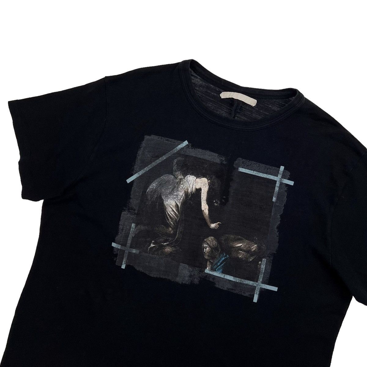 Off-White Off-White Caravaggio Black T Shirt Size US L / EU 52-54 / 3 - 1 Thumbnail