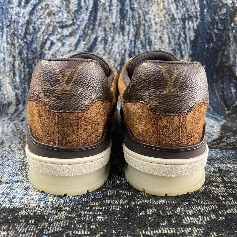 Louis Vuitton Louis Vuitton Stylish Trendy Brown Sneakers -2508 Size US 9.5 / IT 39.5 - 3 Thumbnail