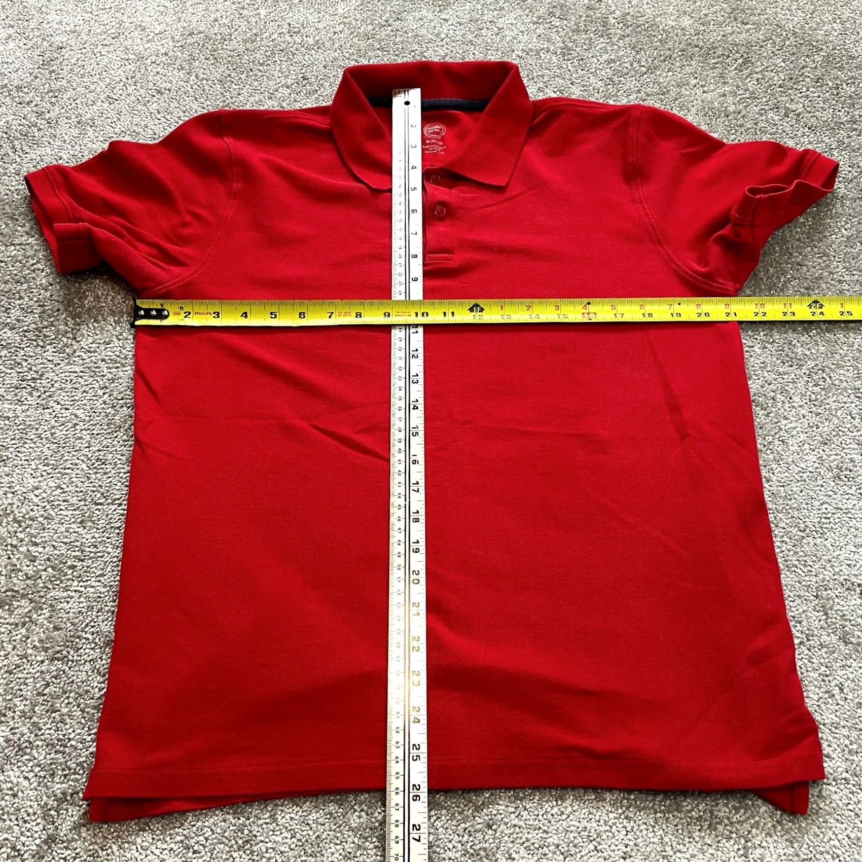 Vintage VINTAGE Wonder Nation Polo shirt Mens M Red Collared Short Sleeve Knit Cotton Polyester Rugby Golf Preppy 90s Mens Size US M / EU 48-50 / 2 - 7 Thumbnail