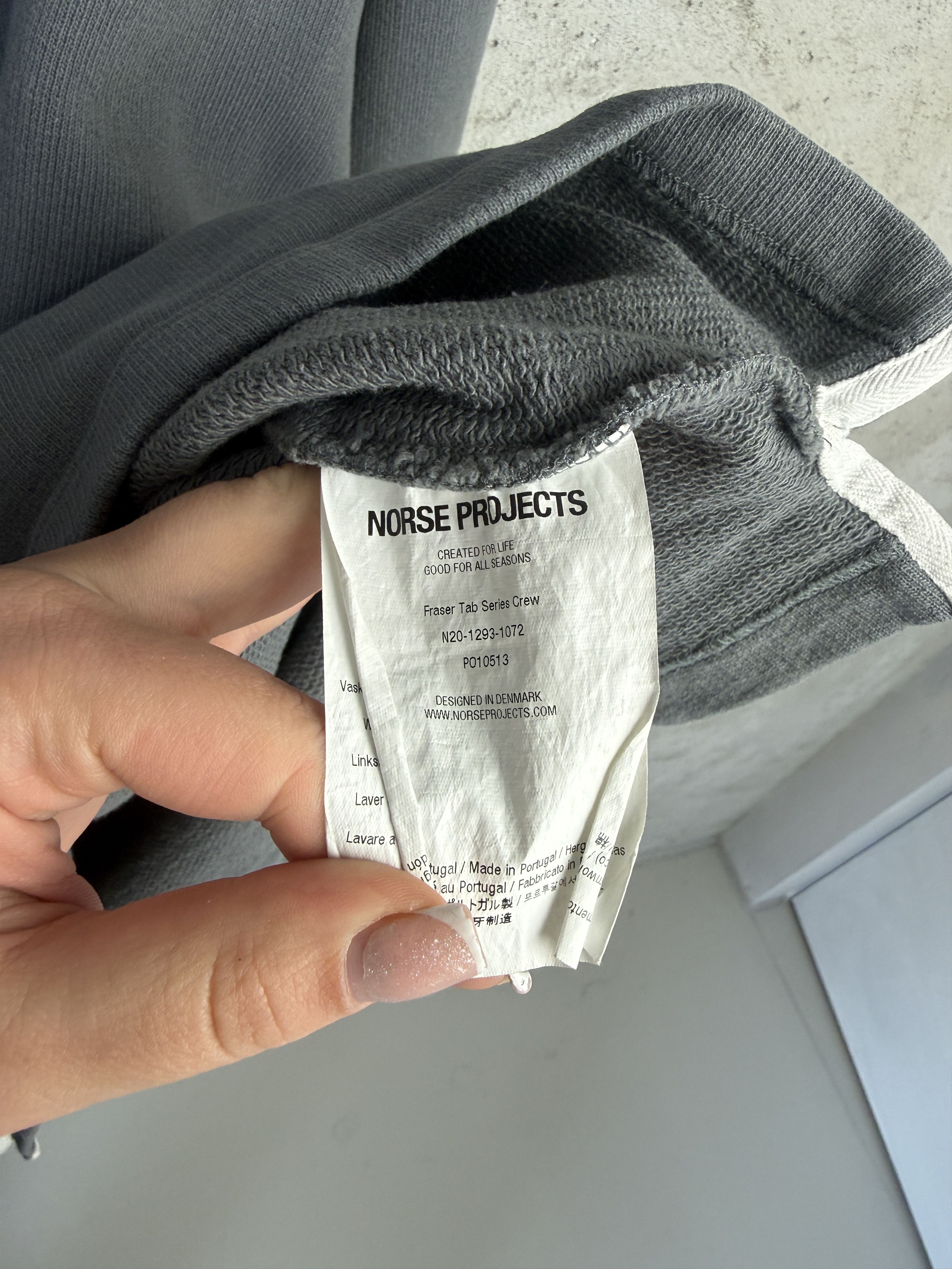Norse Projects Norse Projects Fraser Tab Series Crew sweatshirt crewneck Size US L / EU 52-54 / 3 - 5 Thumbnail