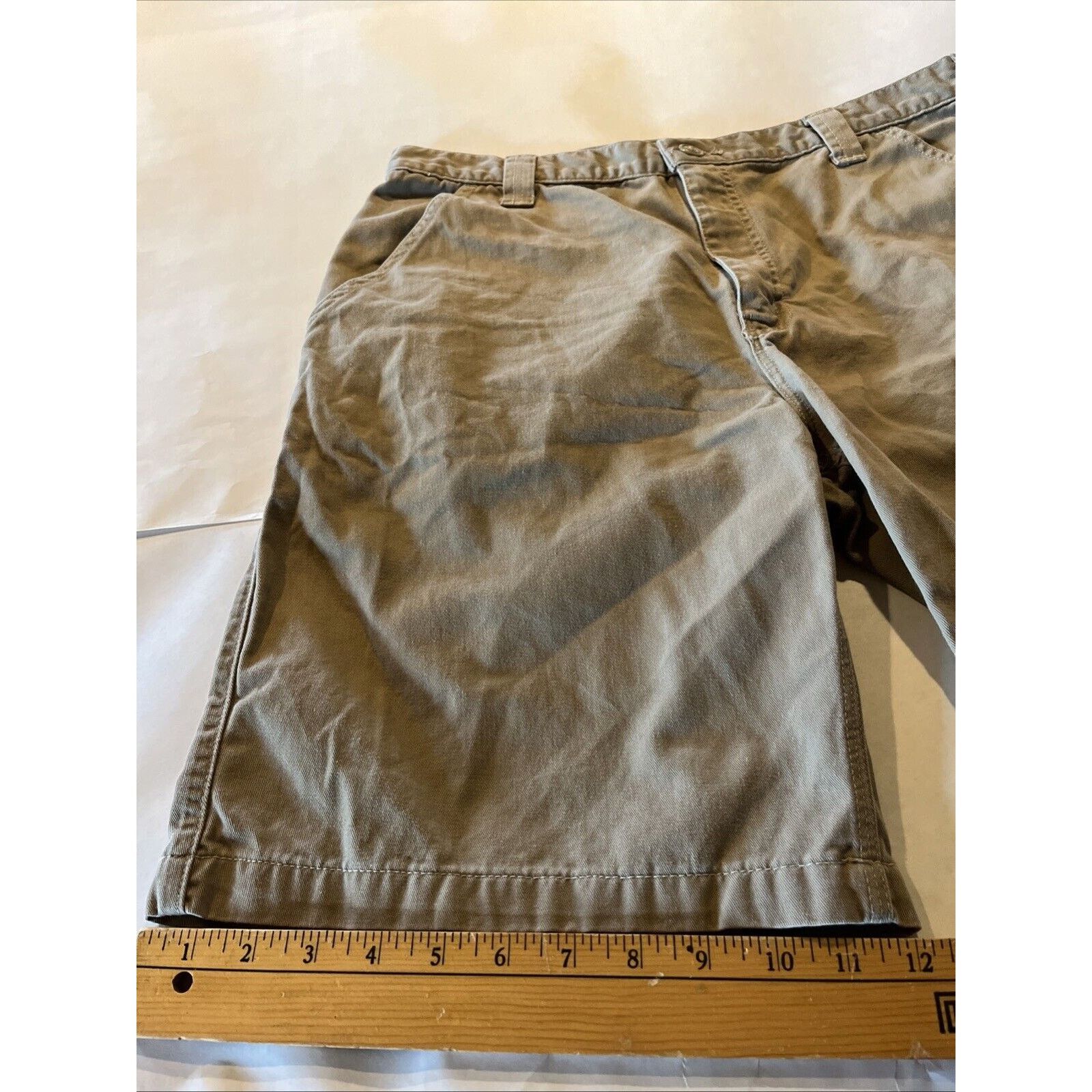 Carhartt Carhartt Canvas Shorts Mens 38 Brown Relaxed Workwear Travel Size US 38 / EU 54 - 4 Thumbnail