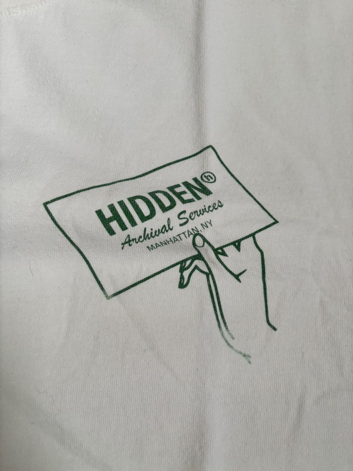 HIDDEN Hidden NY "Archival Services" Filing Cabinet Graphic T-Shirt Size US M / EU 48-50 / 2 - 4 Thumbnail