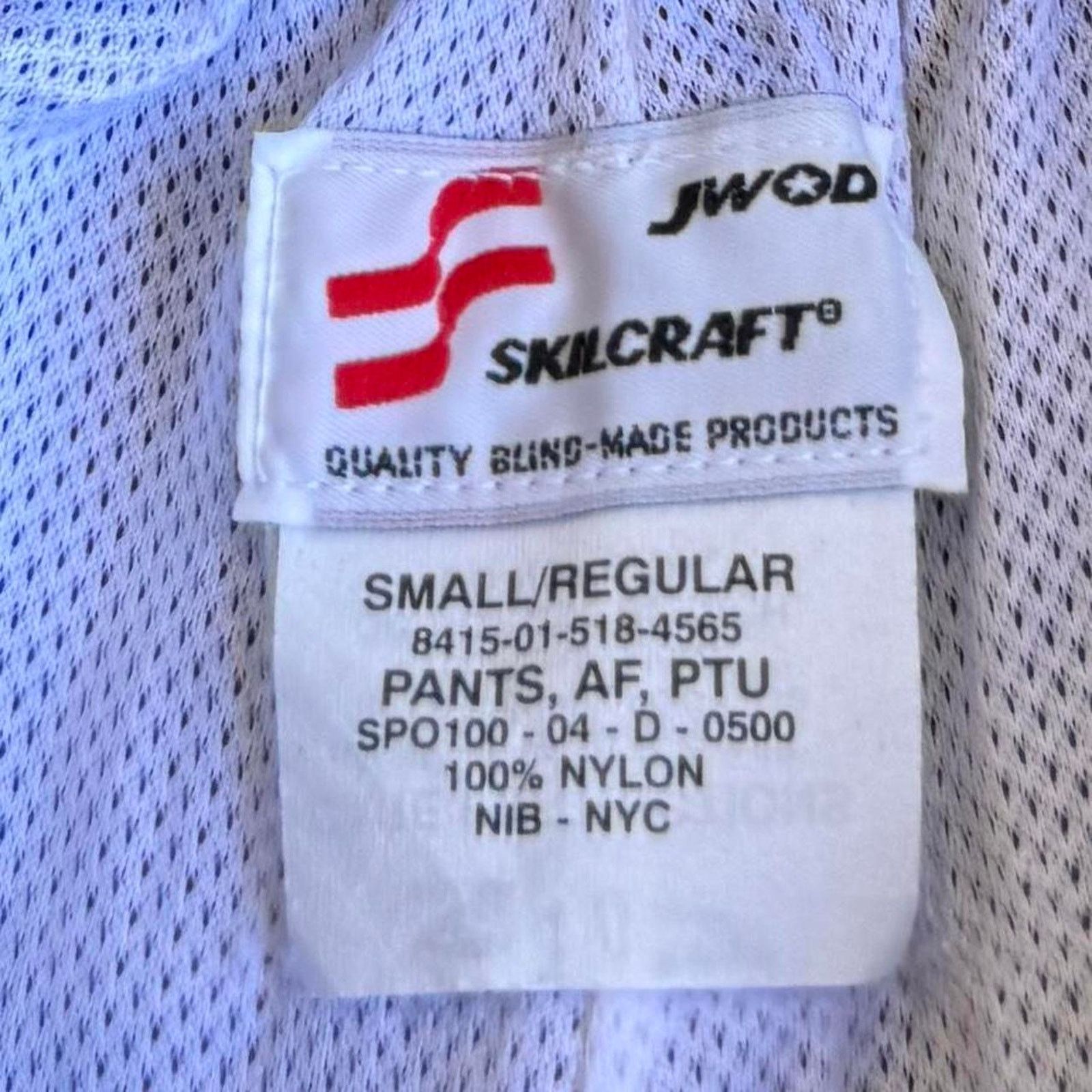 Vintage Vintage Y2K Blue Baggy Nylon Embroidered Athletic Sweatpants Size US 26 / EU 42 - 3 Thumbnail