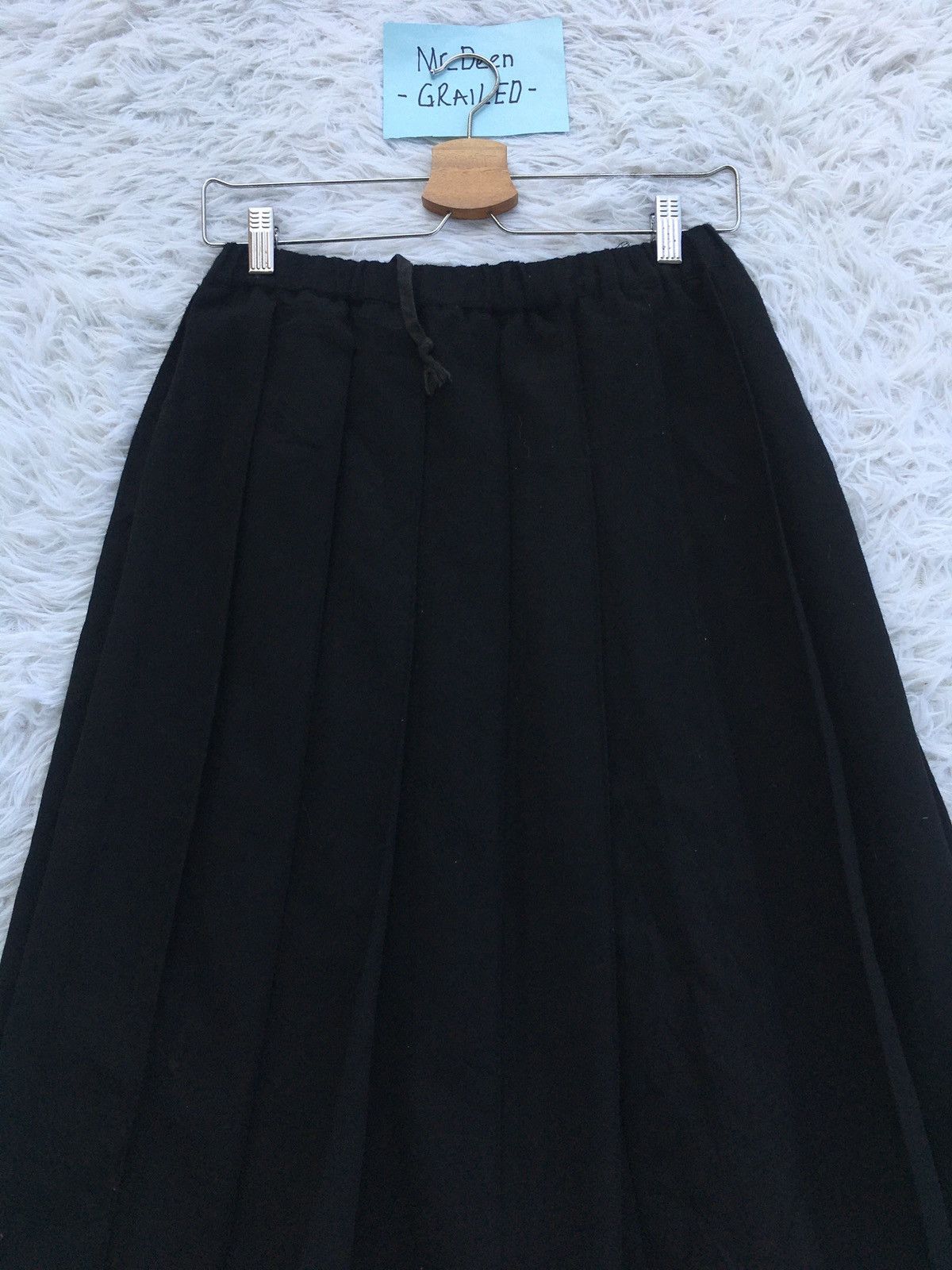Comme des Garcons Rare Vintage Comme Des Garcons robe de chambre Wool Skirt Size 24" / US 00 / IT 34 - 6 Thumbnail