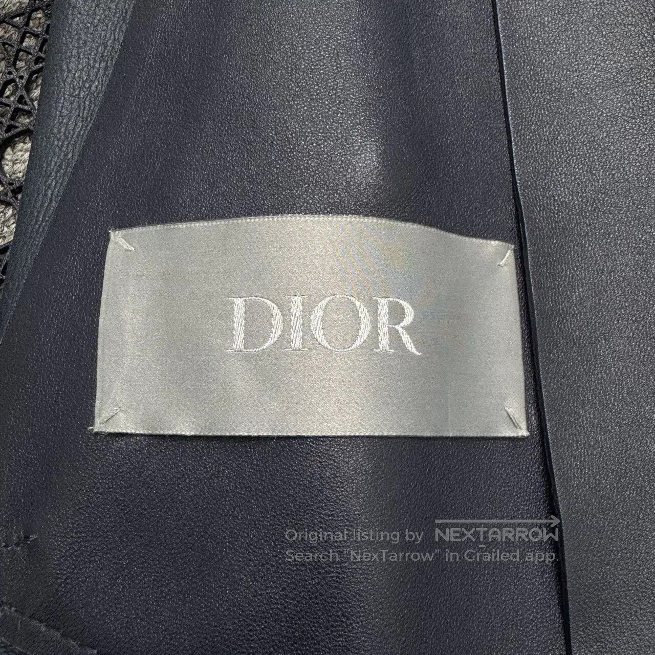 Dior dior perforated lambskin jacket size 48. Size US L / EU 52-54 / 3 - 3 Thumbnail