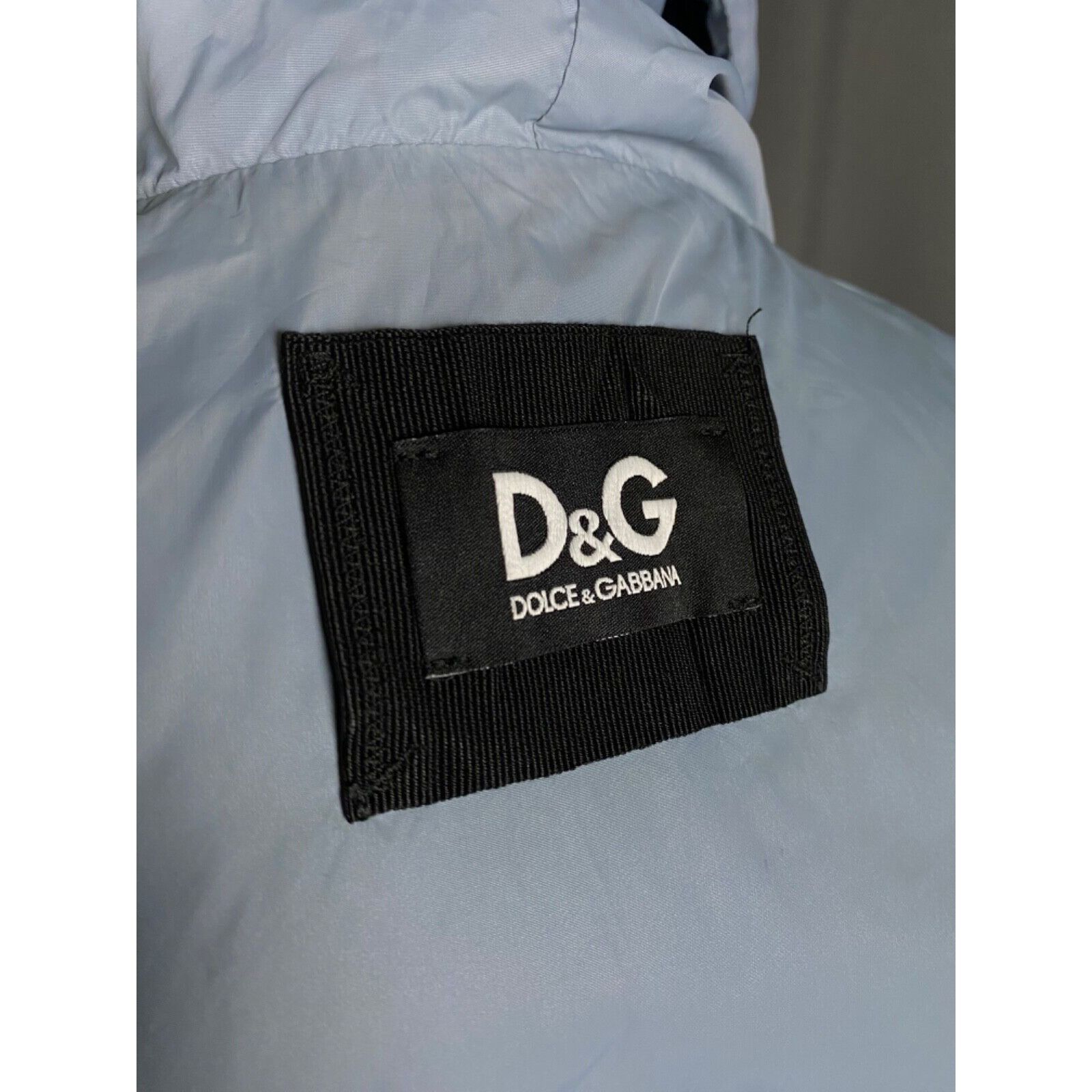 Dolce & Gabbana Dolce&Gabbana Men's Blue Windbreaker Jacket Size 50 Size US M / EU 48-50 / 2 - 9 Thumbnail