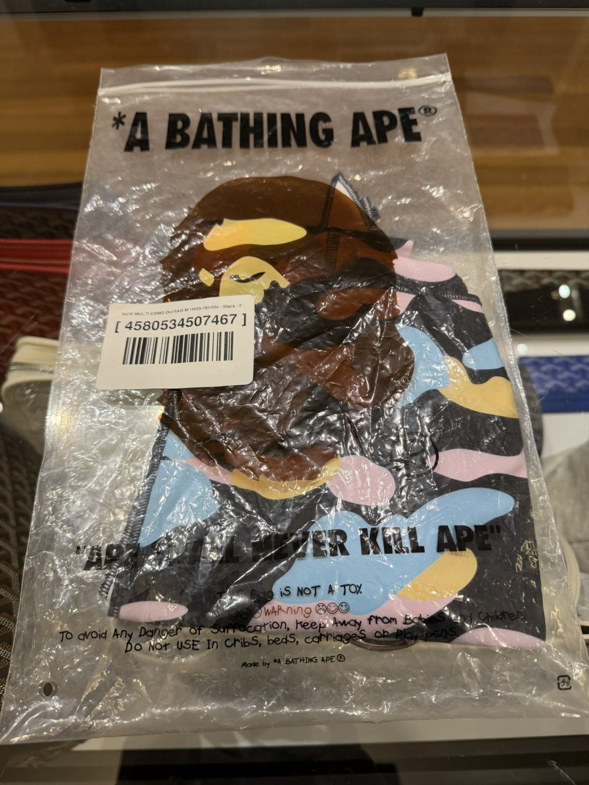Bape Bape New Multi Camo Du-Rag Size ONE SIZE - 3 Thumbnail