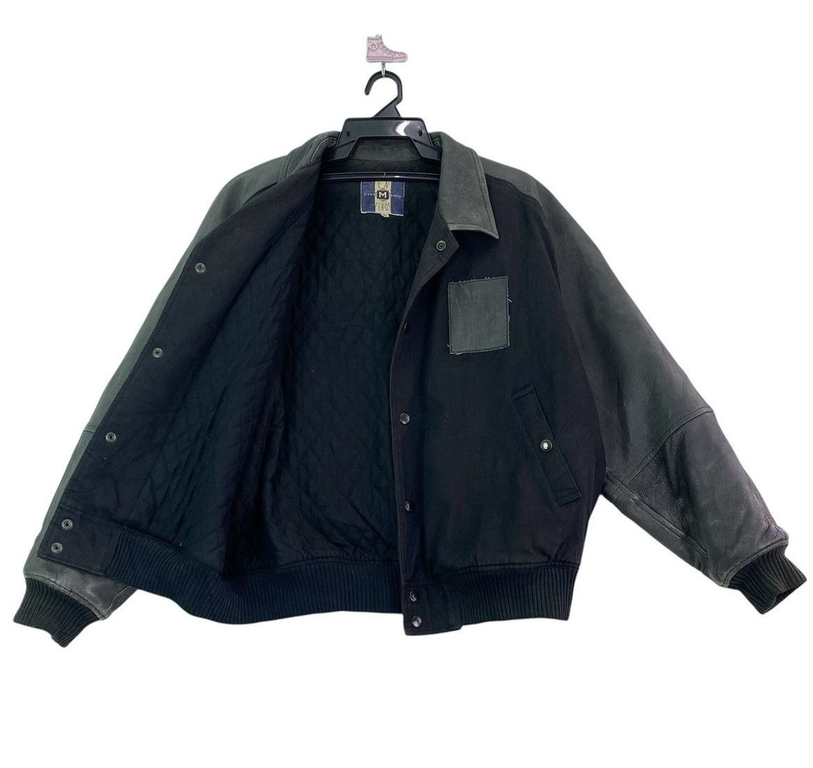 Japanese Brand × Melrose Vtg 90s Mens Melrose letterman varsity bomber jacket Size US L / EU 52-54 / 3 - 4 Thumbnail
