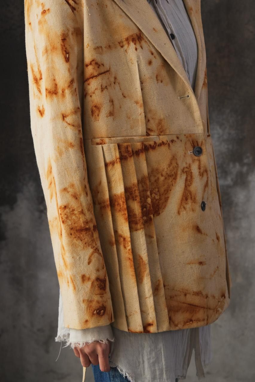 Professor.E Professor.E Abstract Cut Out Blazer - Rusted Dyed Size XS / US 0-2 / IT 36-38 - 8 Thumbnail
