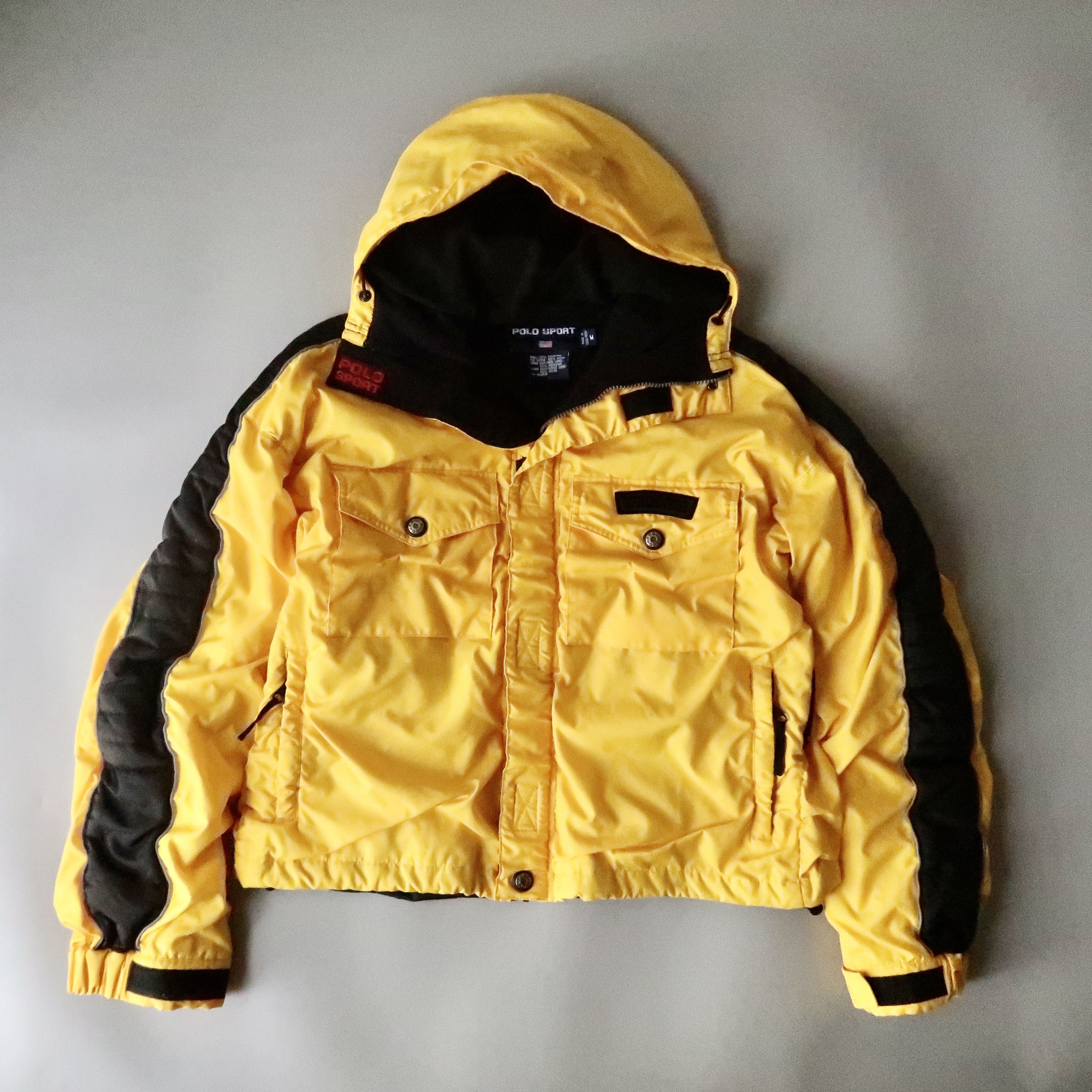 Polo Ralph Lauren VTG 1990s POLO SPORT fleece lined hooded ski jacket Size US M / EU 48-50 / 2 - 1 Thumbnail