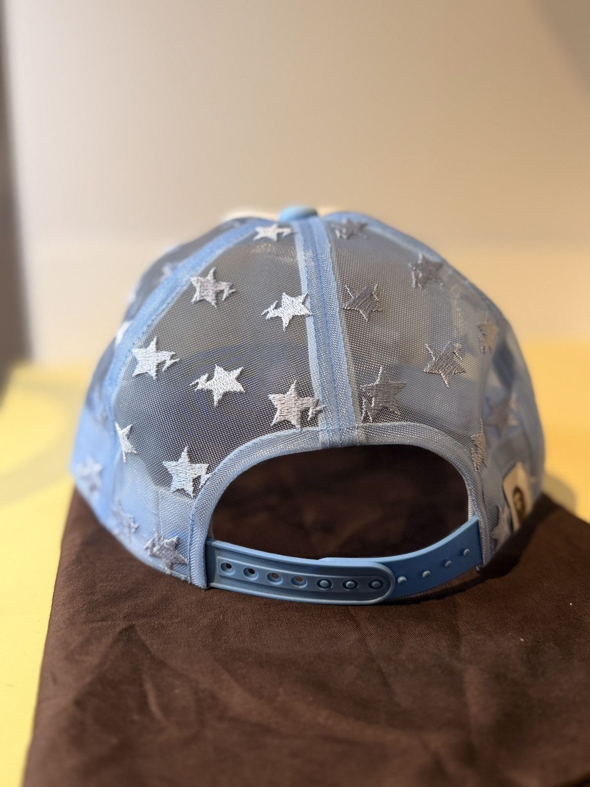 Bape New Bape Sta Mesh Cap Light Blue Mens 1i20-180-003 Size ONE SIZE - 4 Thumbnail