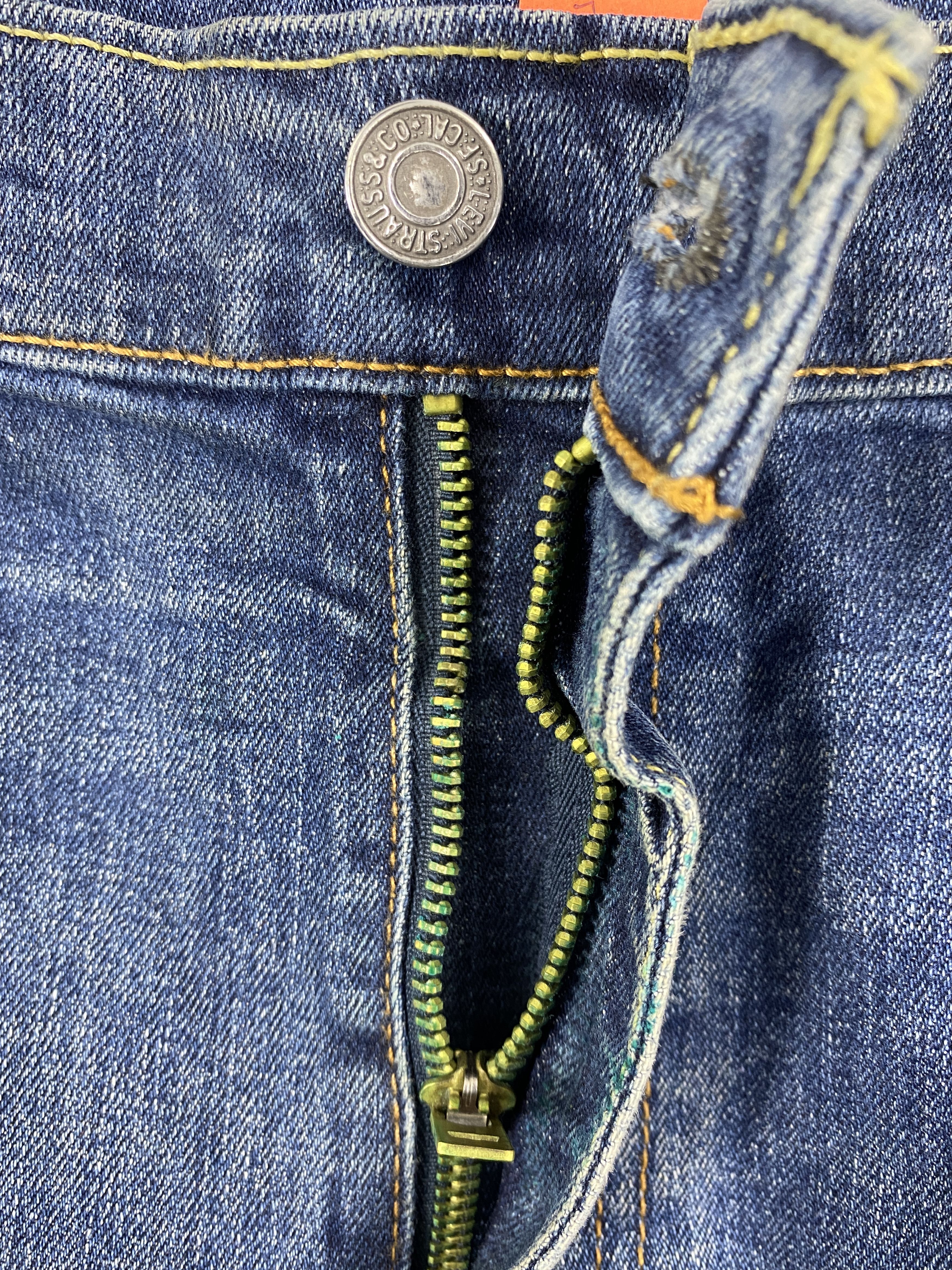 Levi's Distressed Blue Vintage Levi's 514 41x30.5 Denim -JN1986 Size US 41 - 6 Thumbnail