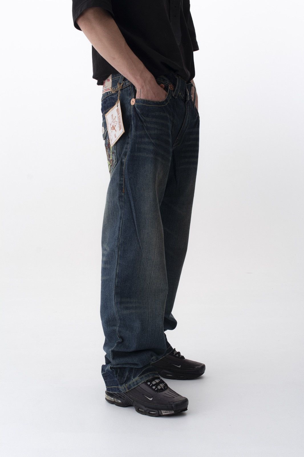 True Religion × Vintage New True Religion Jeans Denim faded pants y2k hype Size US 38 / EU 54 - 8 Thumbnail