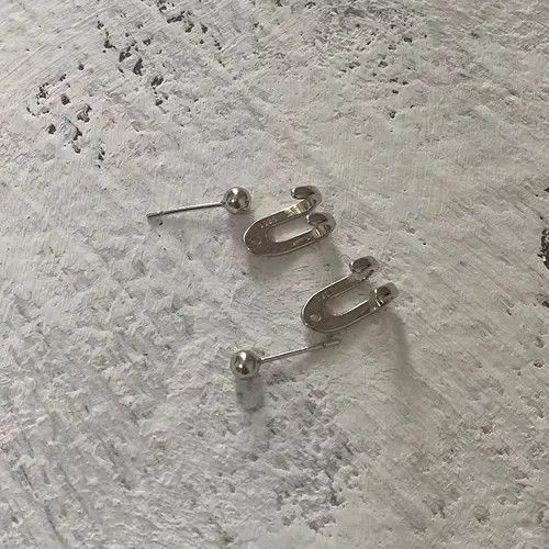 Vintage 100% 925 silver vintage earrings Size ONE SIZE - 4 Thumbnail