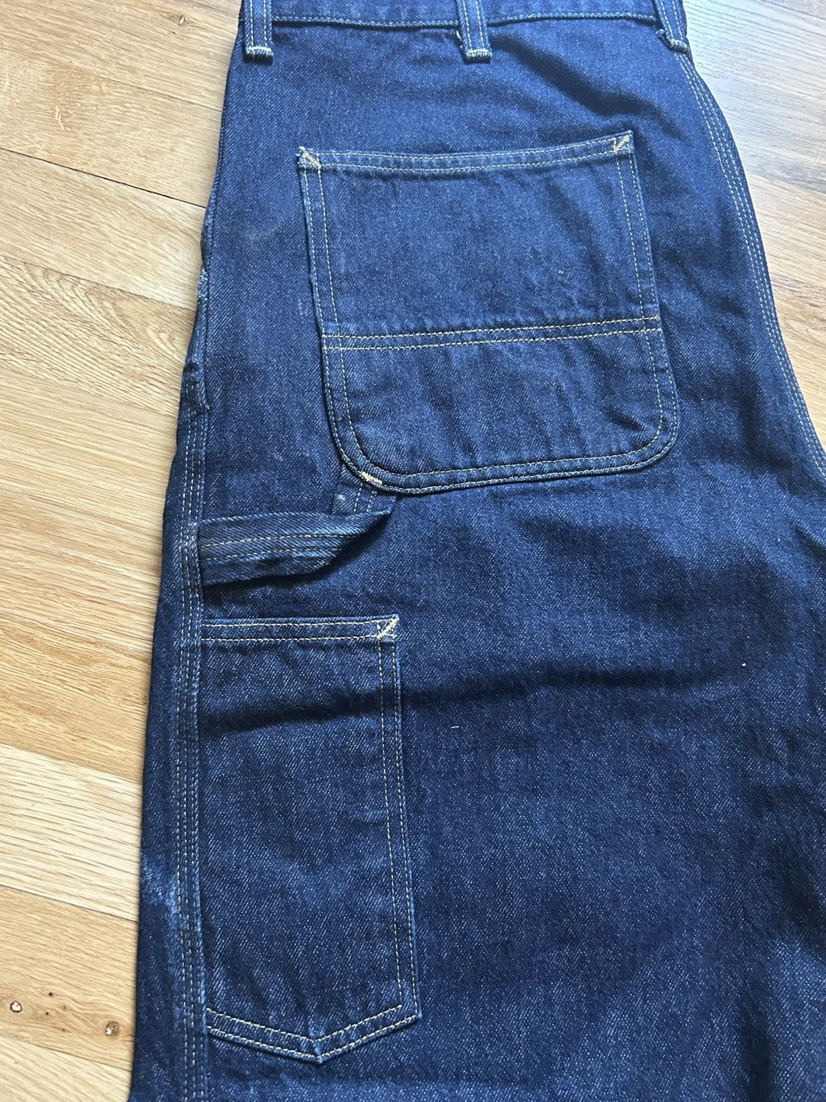 Carhartt Wip Carhartt WIP single knee pants raw denim 34x32 Size US 34 / EU 50 - 4 Thumbnail