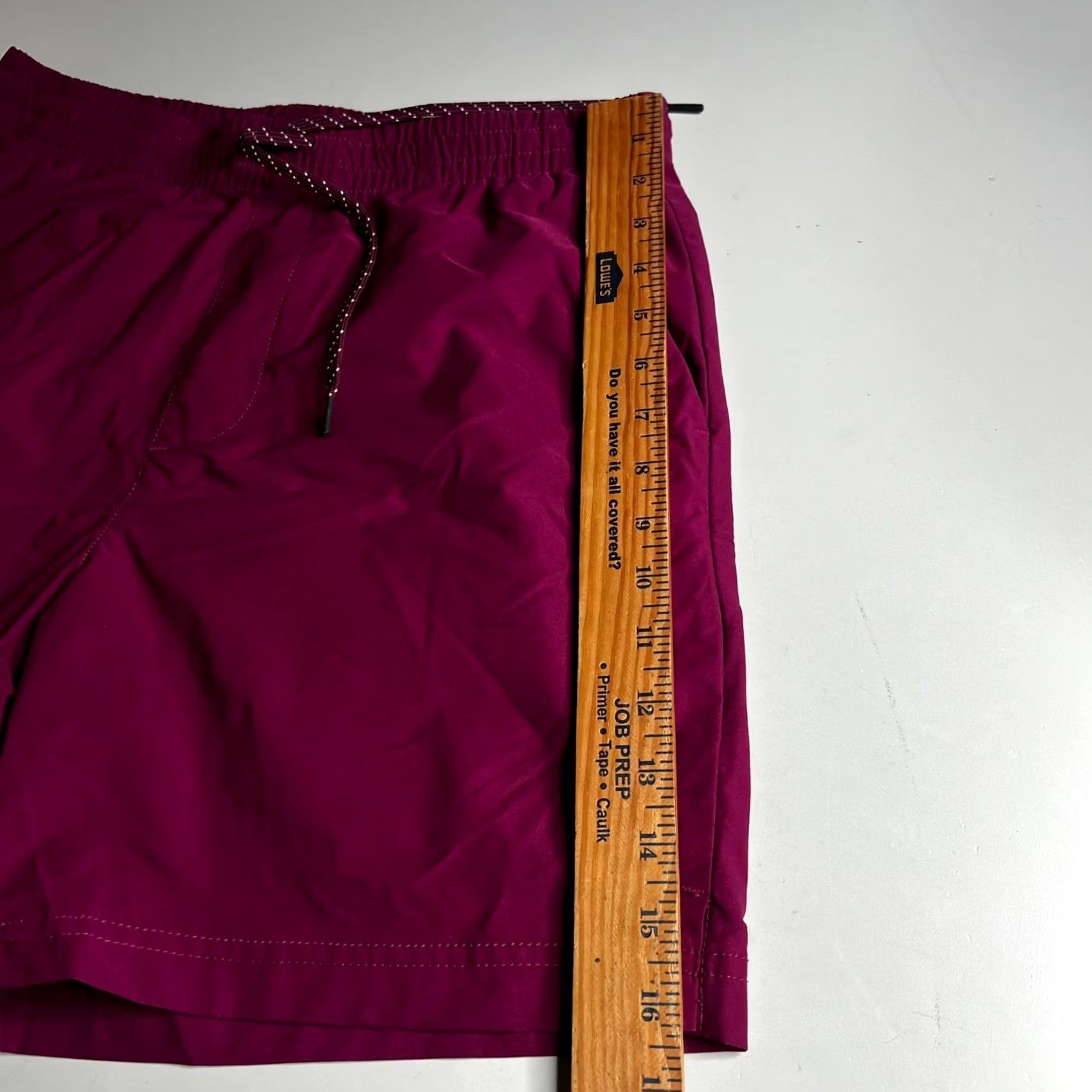 J.Crew J.Crew Flex Shorts Mens Medium Purple Elastic Waist Drawstring Size US 31 - 2 Thumbnail