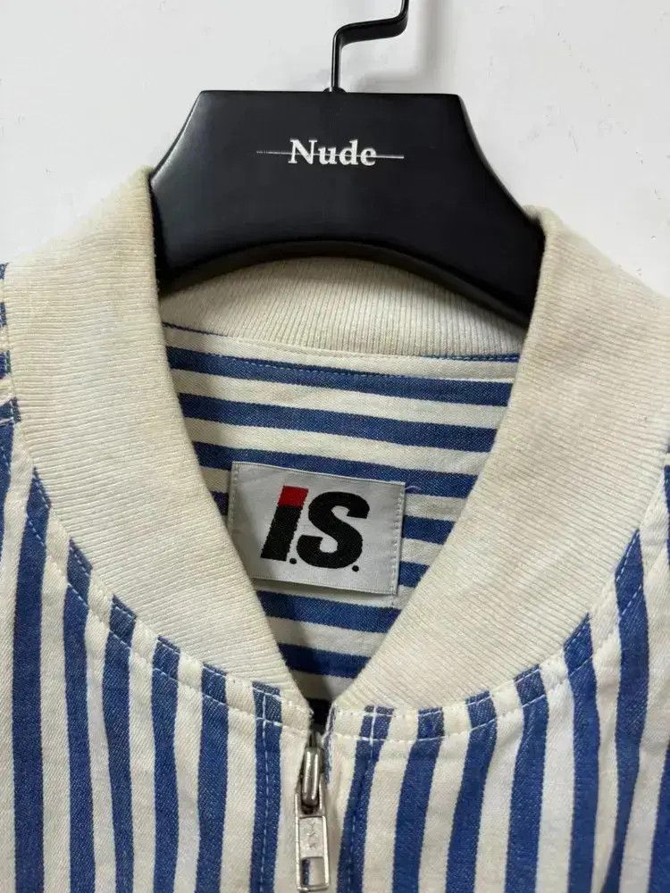 Issey Miyake Sz 9 Issey Miyake Sports 90s Logo Stripes Bomber Size US L / EU 52-54 / 3 - 6 Thumbnail