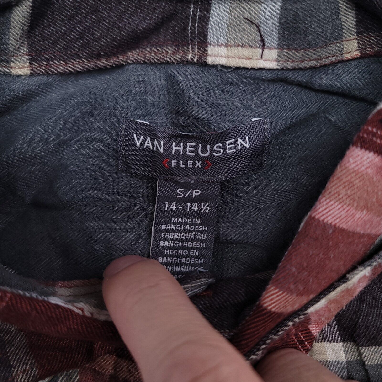 Van Heusen Van Heusen Madras Flannel Button Up Shirt Mens Size S Red Size US S / EU 44-46 / 1 - 3 Thumbnail
