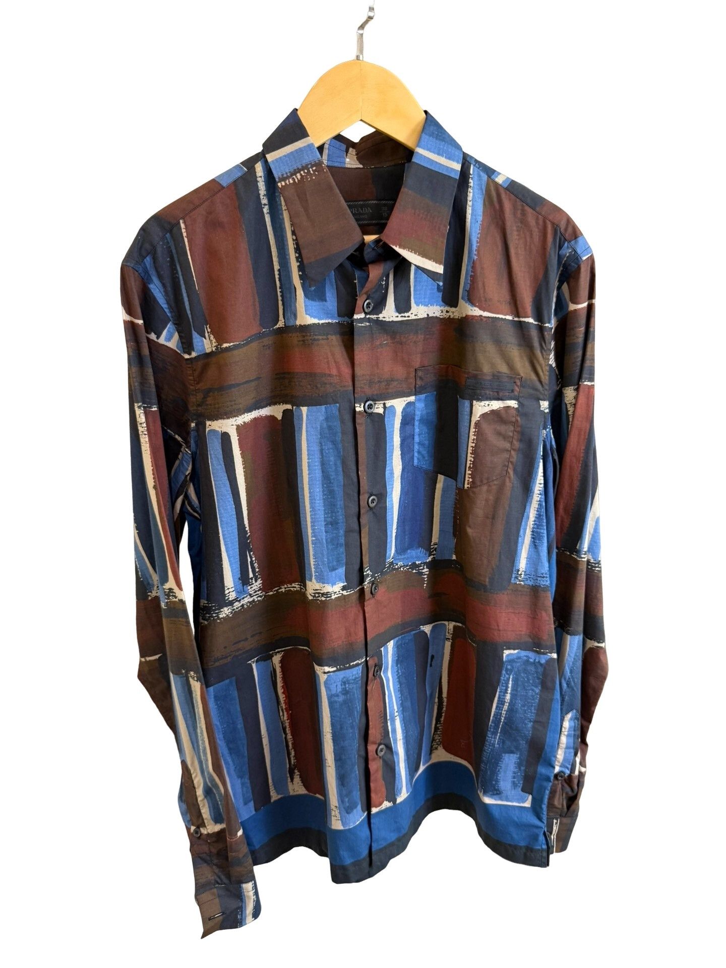 Prada Prada Multi-Color Graphic Shirt Size 38 Size US S / EU 44-46 / 1 - 1 Thumbnail
