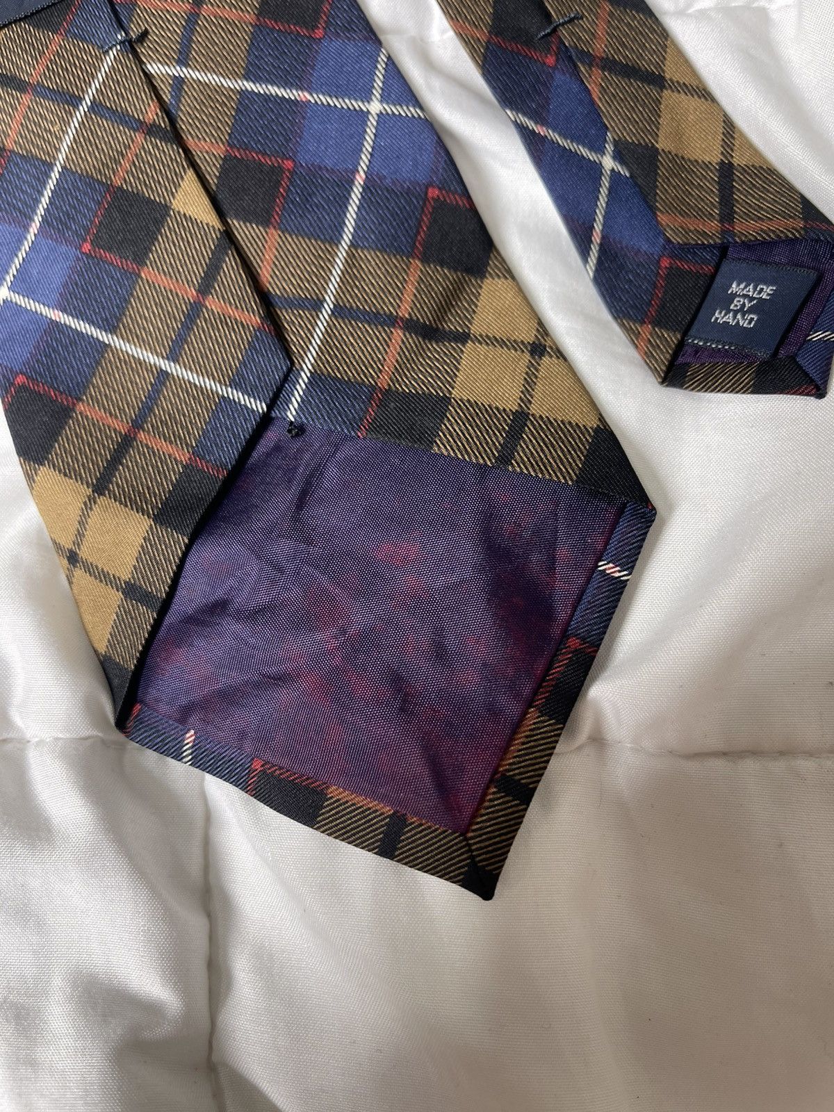 Polo Ralph Lauren Rare POLO RALPH LAUREN "Betty The Dog" Plaid Silk Tie Size ONE SIZE - 5 Thumbnail