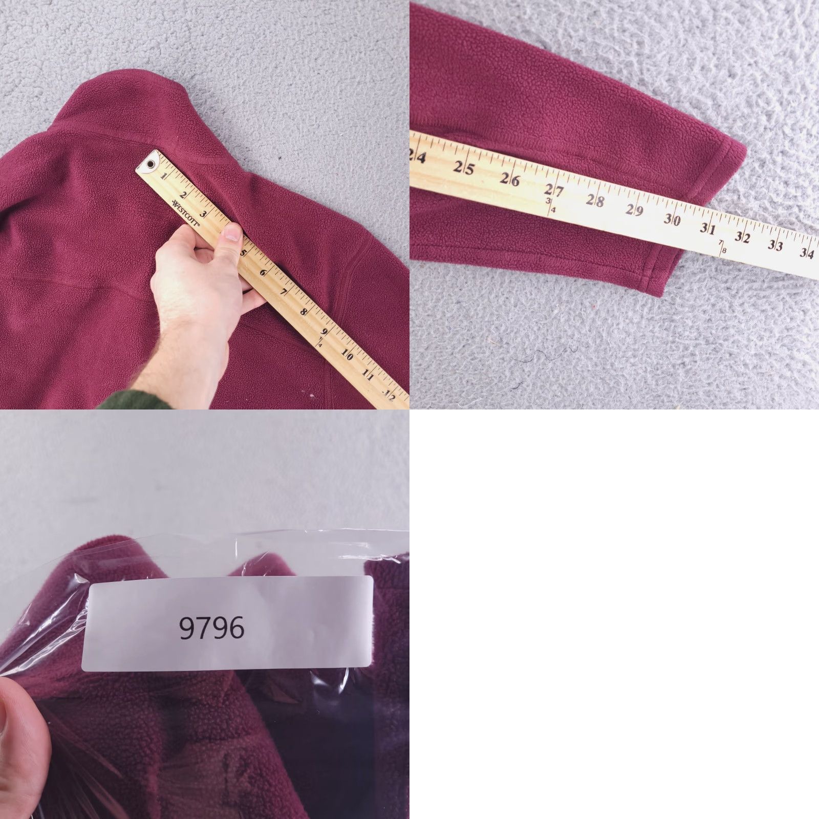 Vintage L.L. Bean Sweater Mens Small Red Quarter Zip Fleece Pullover Polyester Shirt Mens Red Pullover fleece sweater LLBean Size US S / EU 44-46 / 1 - 8 Thumbnail