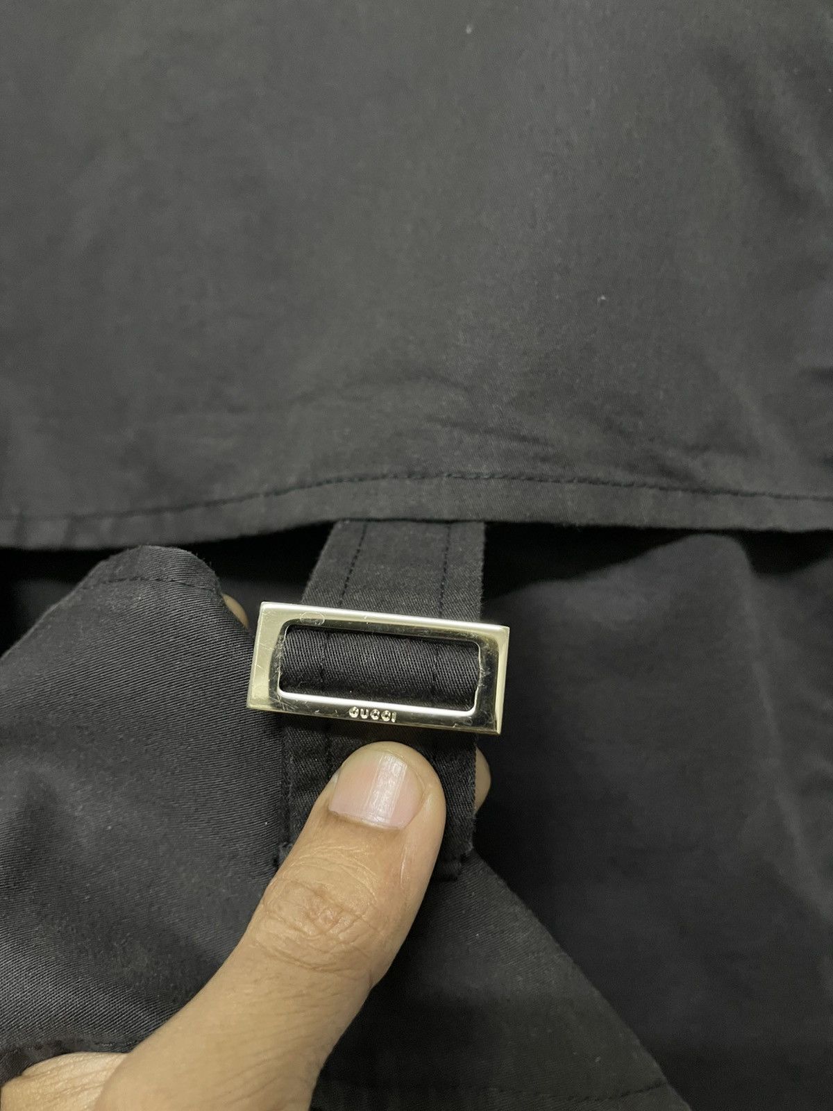 Gucci 90s GUCCI LONG TRENCH BELT LONG JACKET RARE Size US S / EU 44-46 / 1 - 16 Thumbnail