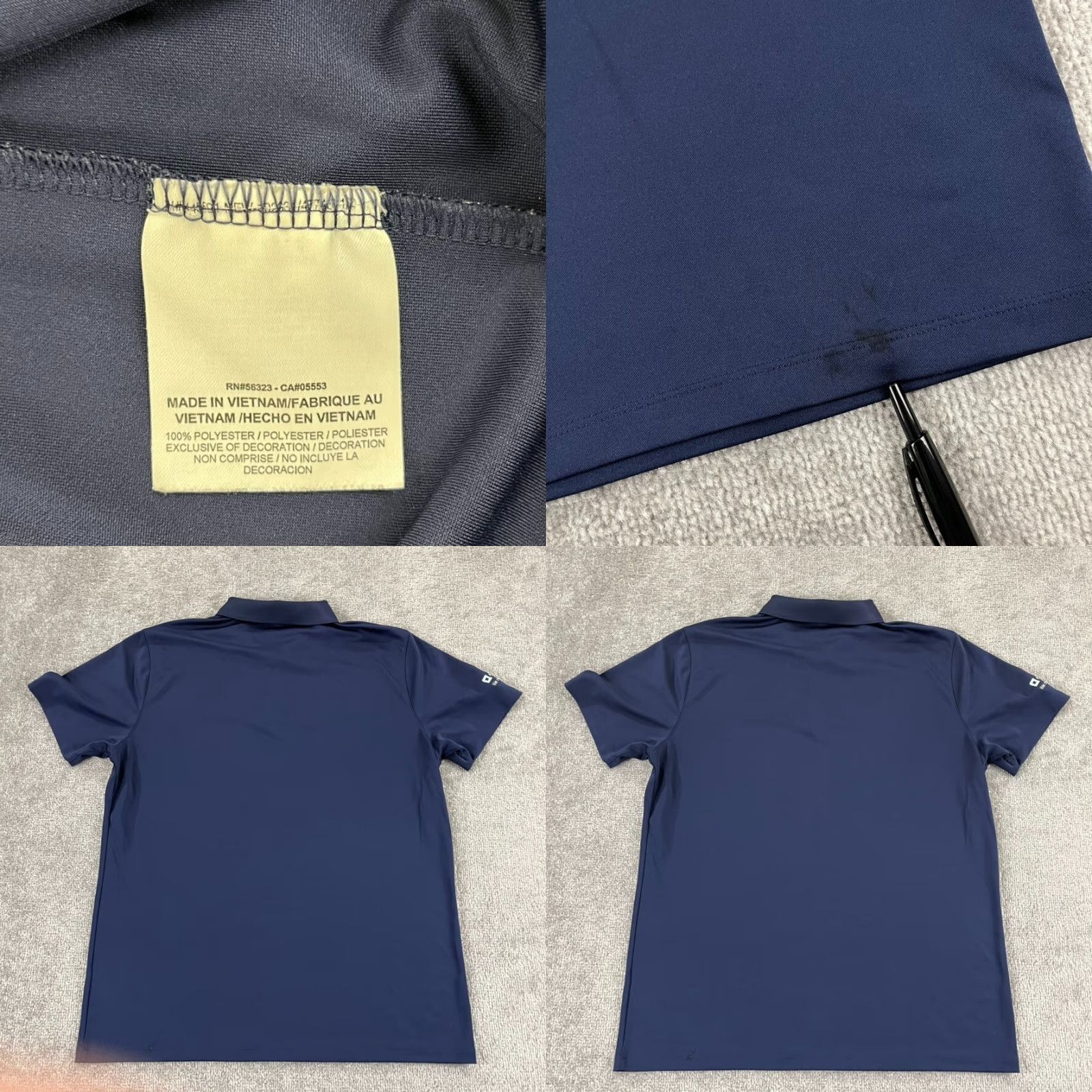 Nike NIKE Polo Shirt Mens L Blue Golf S/S Dri-FIT Logo Casual Sports 46th Walker Cup Regular Large Shirt Size US L / EU 52-54 / 3 - 8 Thumbnail
