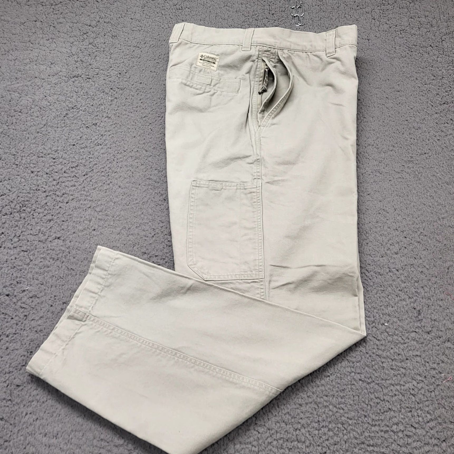 Vintage Columbia Pants Men’s Size 32 Granite Stonewash Gert Boyle Straight Leg Utility Shirt? Size US 32 / EU 48 - 4 Thumbnail